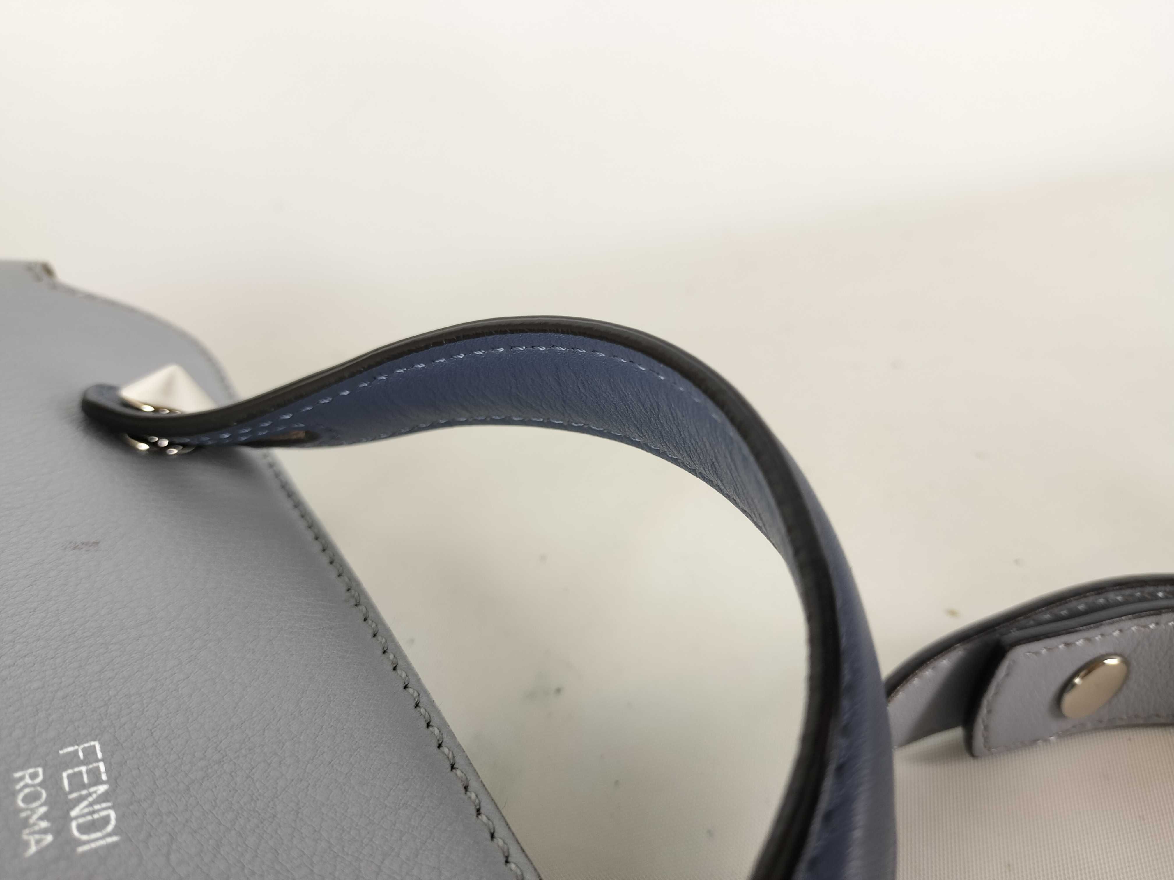 Medium Light Blue Bicolor Handbag 8BL124-5QJ — view 5