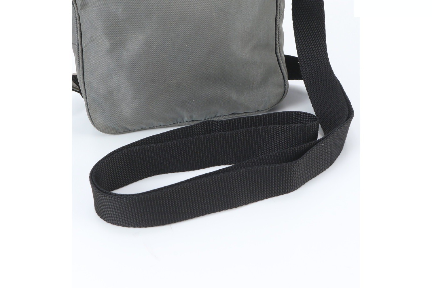 Tessuto Nylon Shoulder Bag, Khaki, Crossbody — view 2
