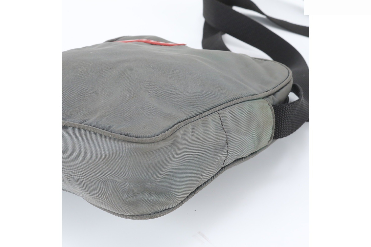 Tessuto Nylon Shoulder Bag, Khaki, Crossbody — view 4