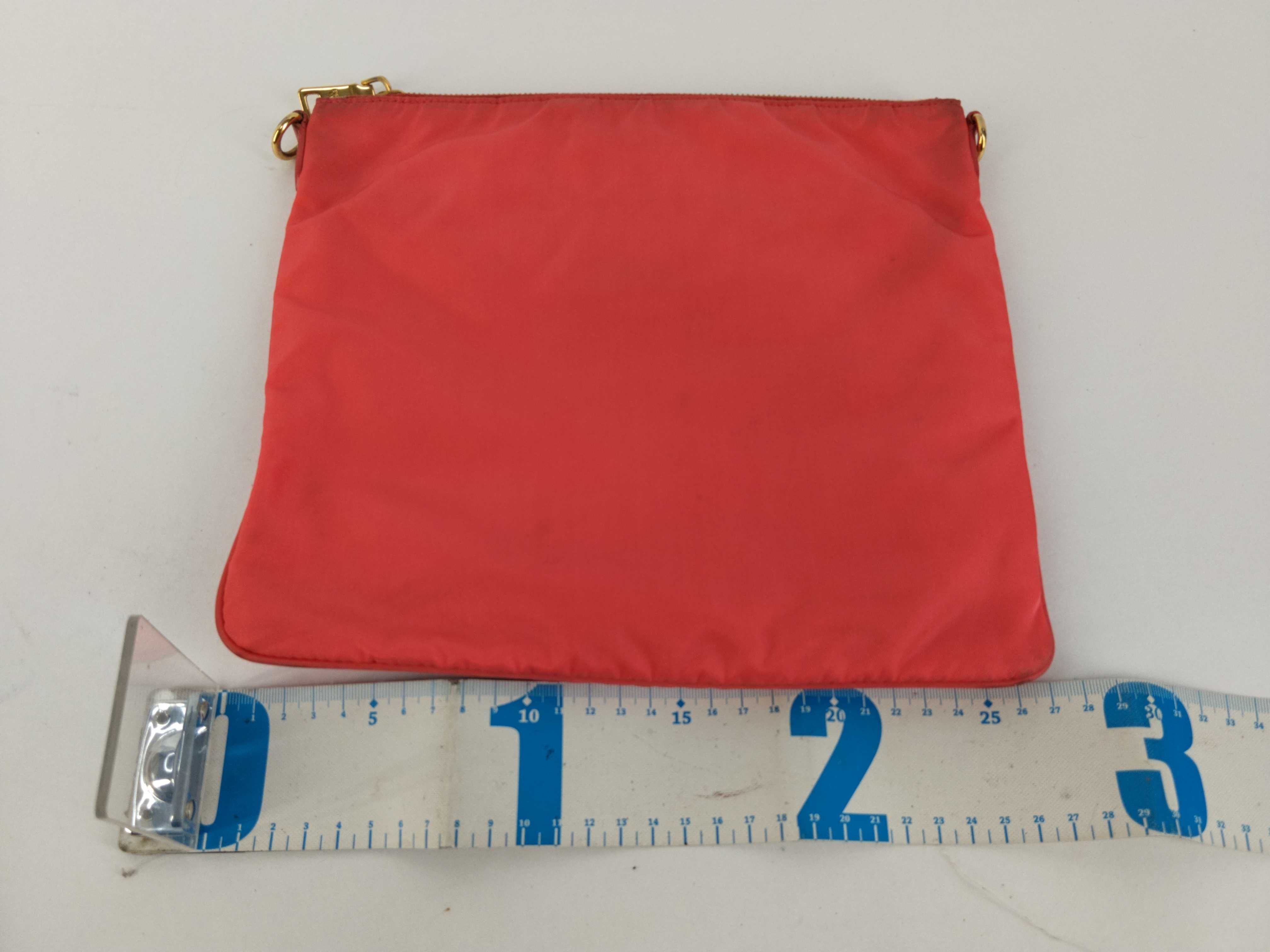 Nylon Prada Logo Hardware Ribbon Shoulder Bag — view 2