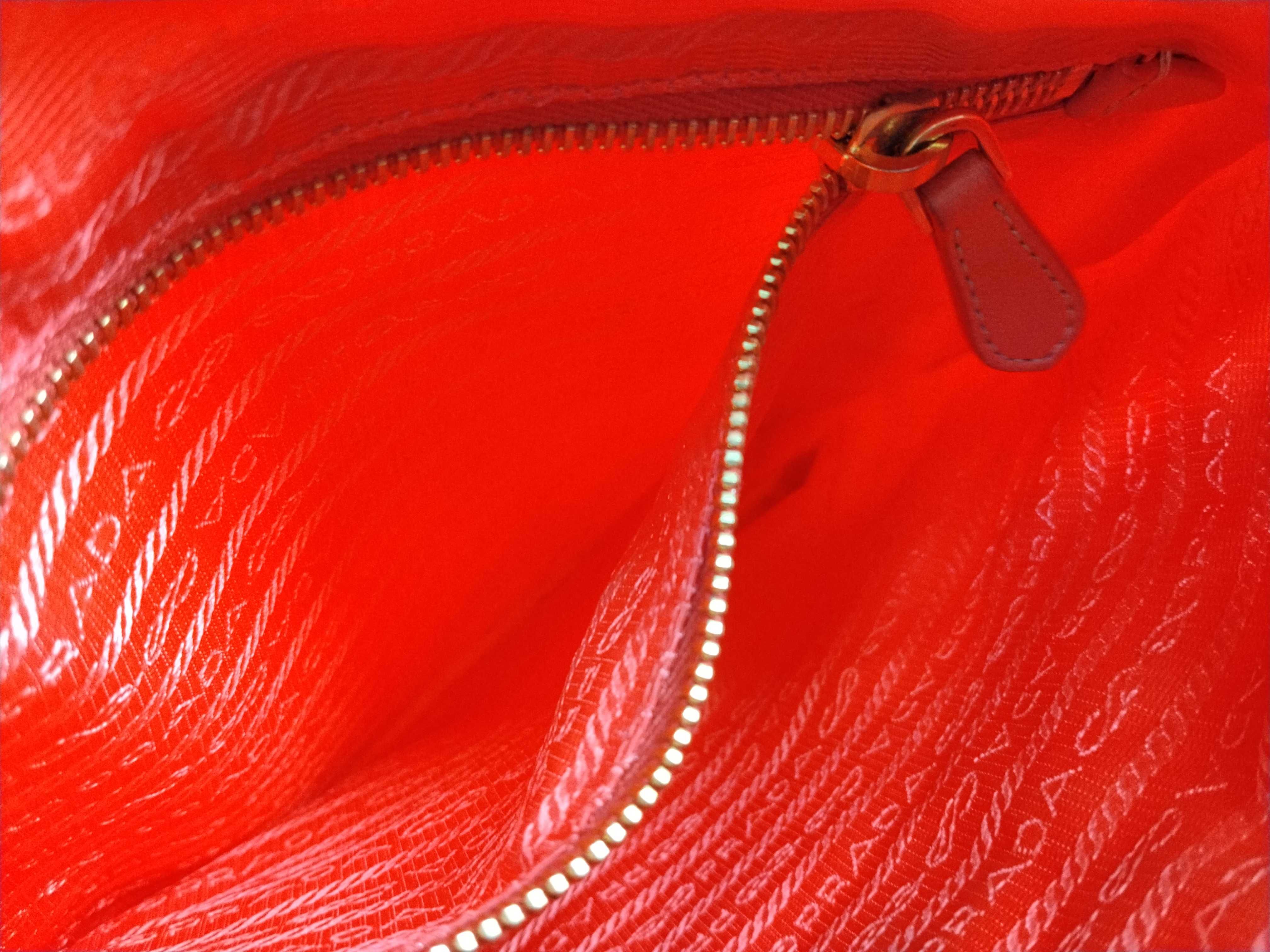 Nylon Prada Logo Hardware Ribbon Shoulder Bag — view 12