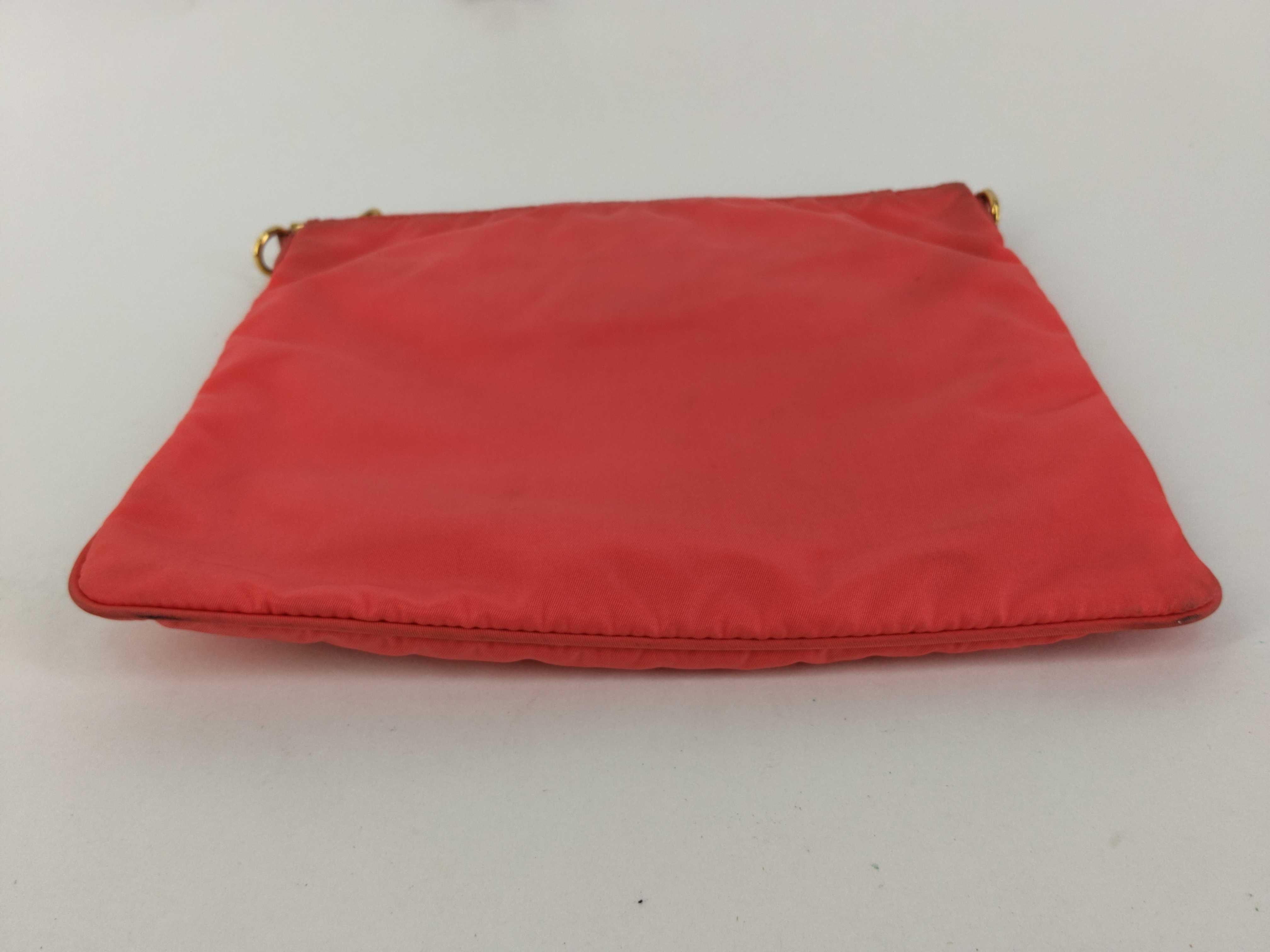 Nylon Prada Logo Hardware Ribbon Shoulder Bag — view 4