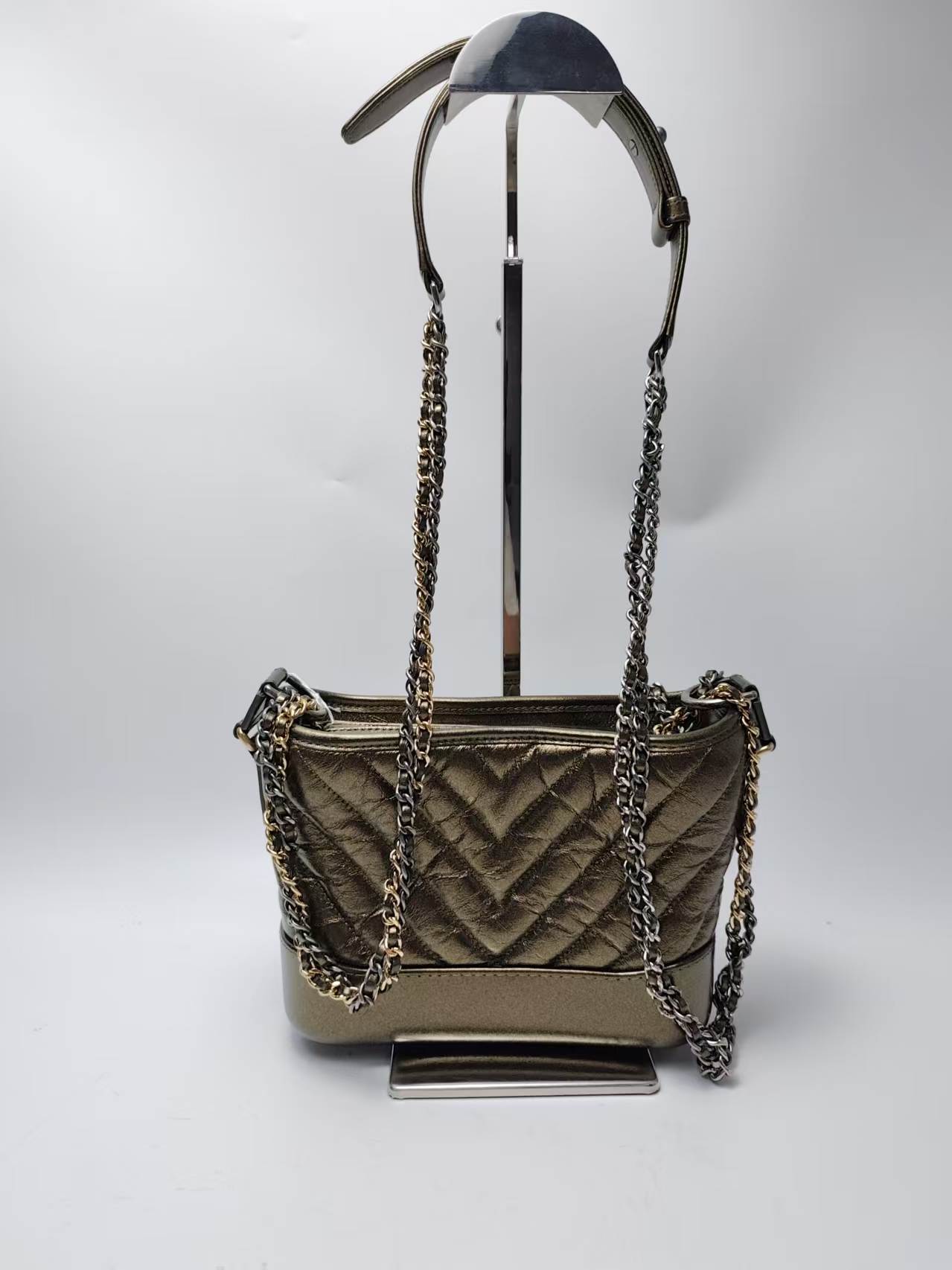 【*Shipped from: China*】CHANEL Gabrielle Leather No.27 Shoulder Bag — view 3