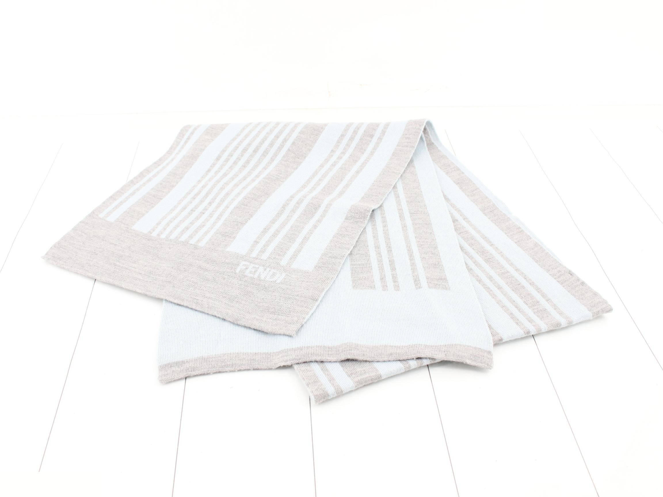 logo scarf with tags — view 2