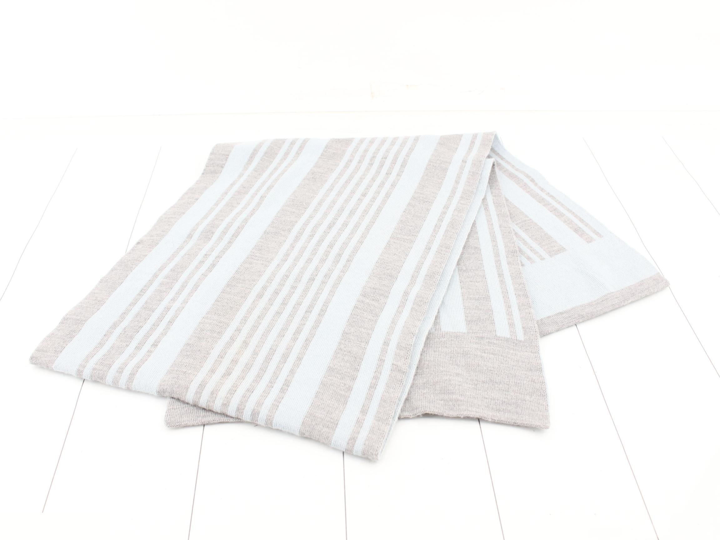 logo scarf with tags — view 3
