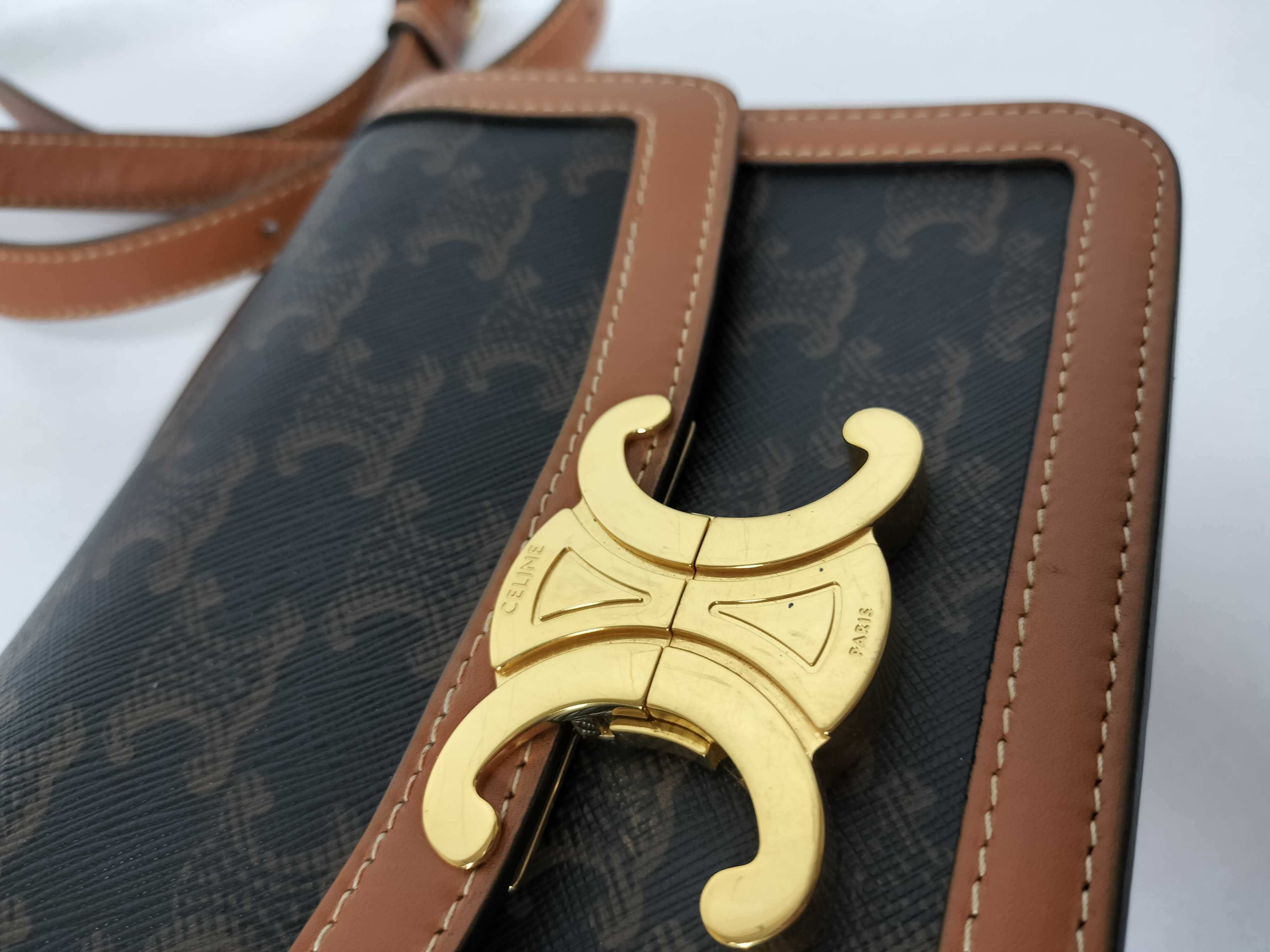 Teen Triomphe Gold Shoulder Bag — view 9
