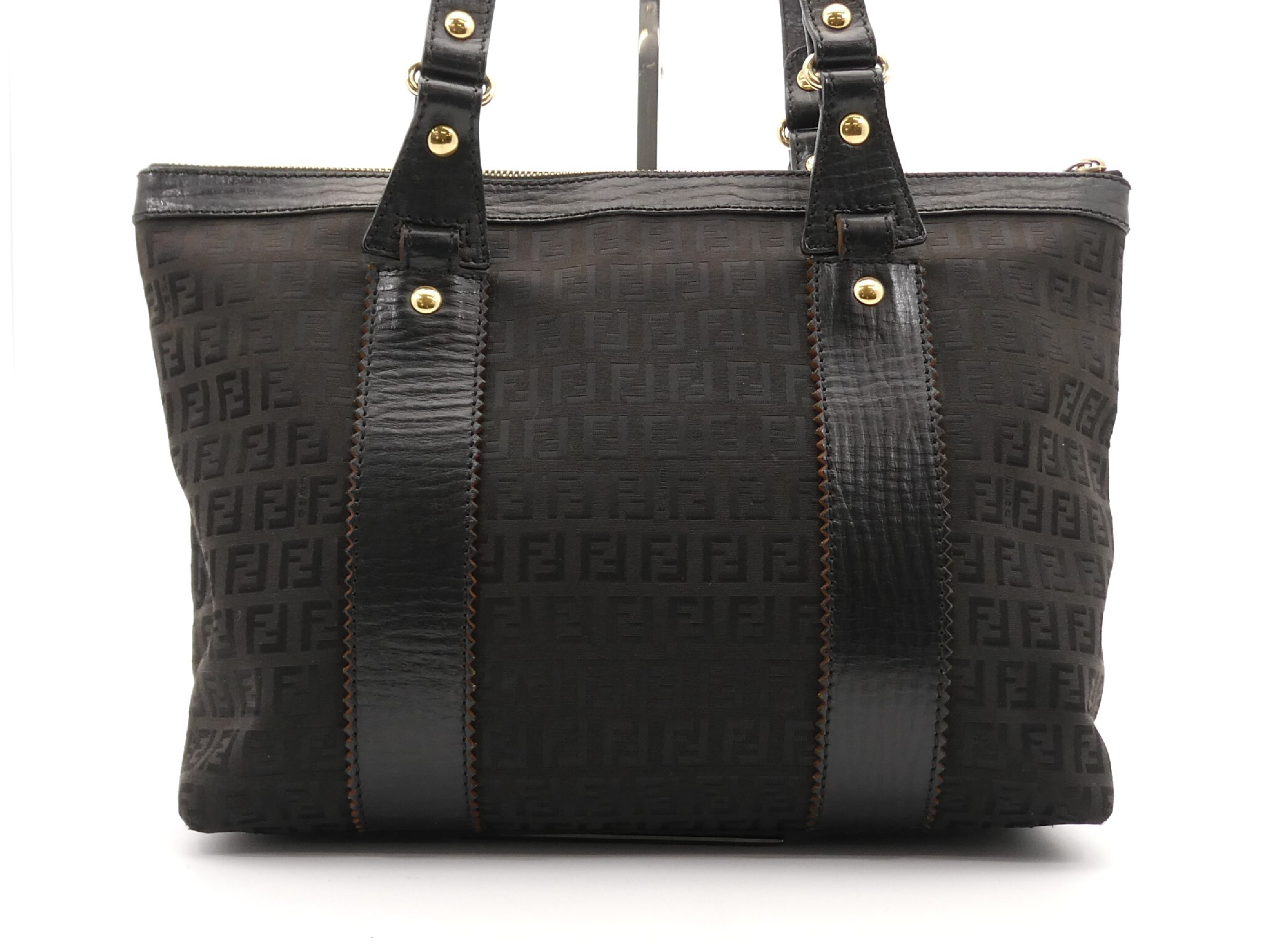 Zucchino Canvas Leather Tote Bag — view 2