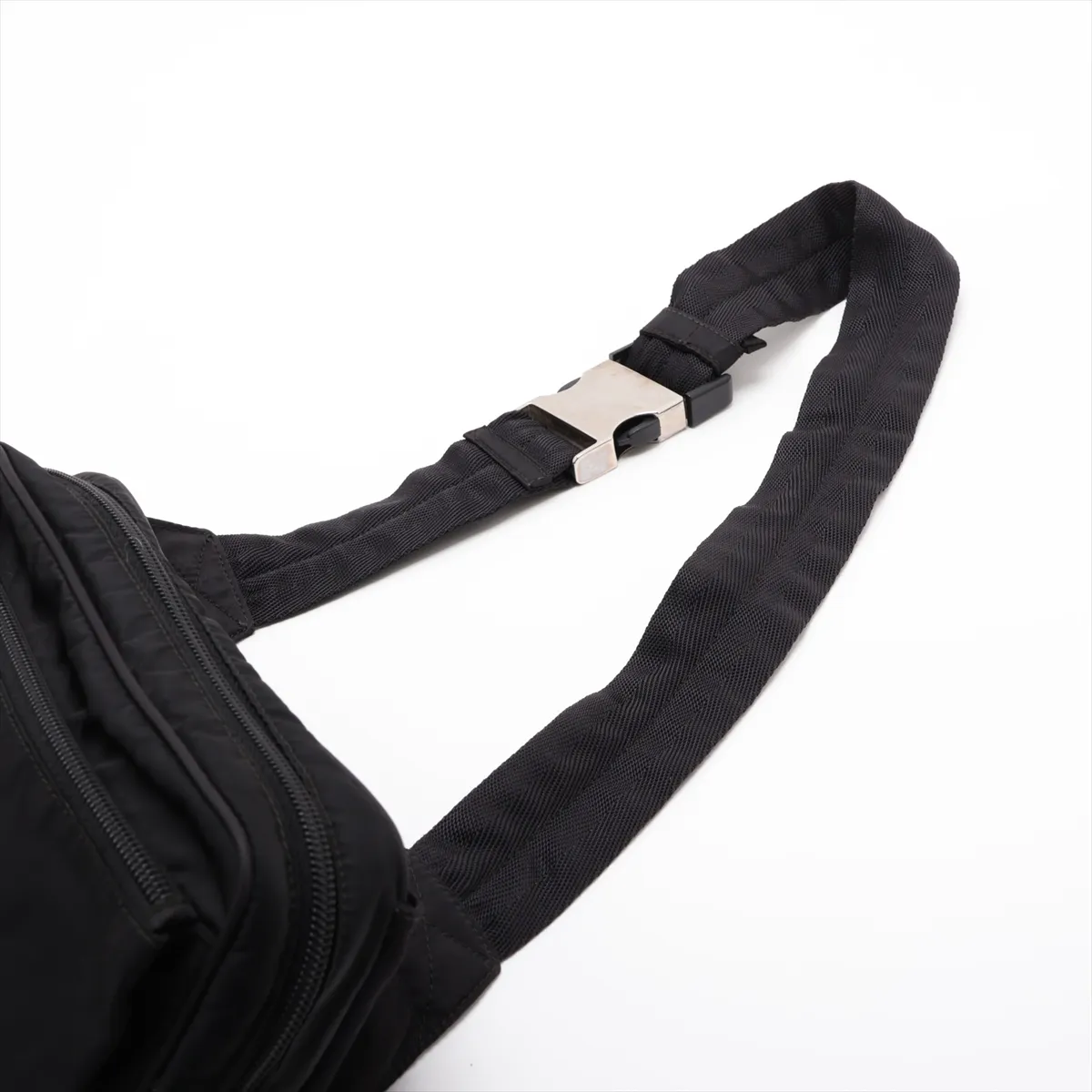 Tessuto Nylon Body Bag, Black — view 5