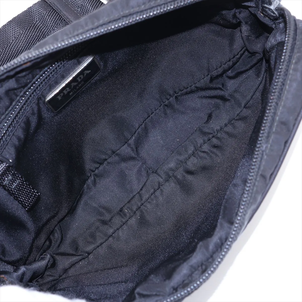 Tessuto Nylon Body Bag, Black — view 6