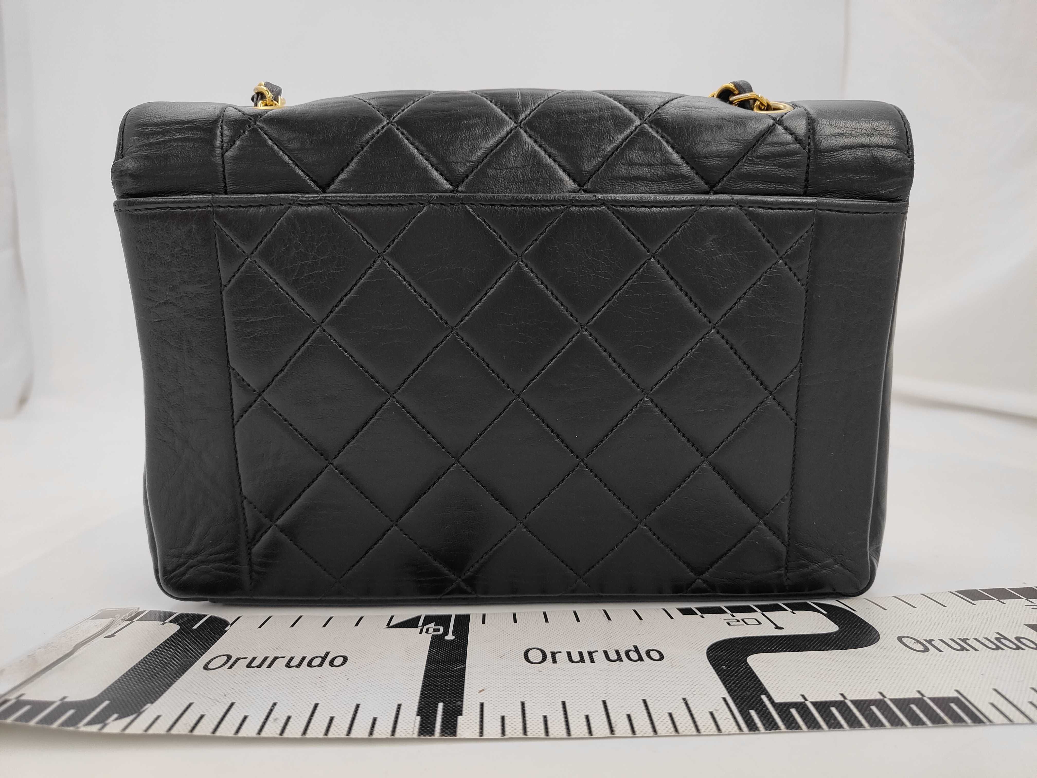 Diana 25 Lambskin Gold Hardware Chain Shoulder Bag (Serial Number 4) — view 2
