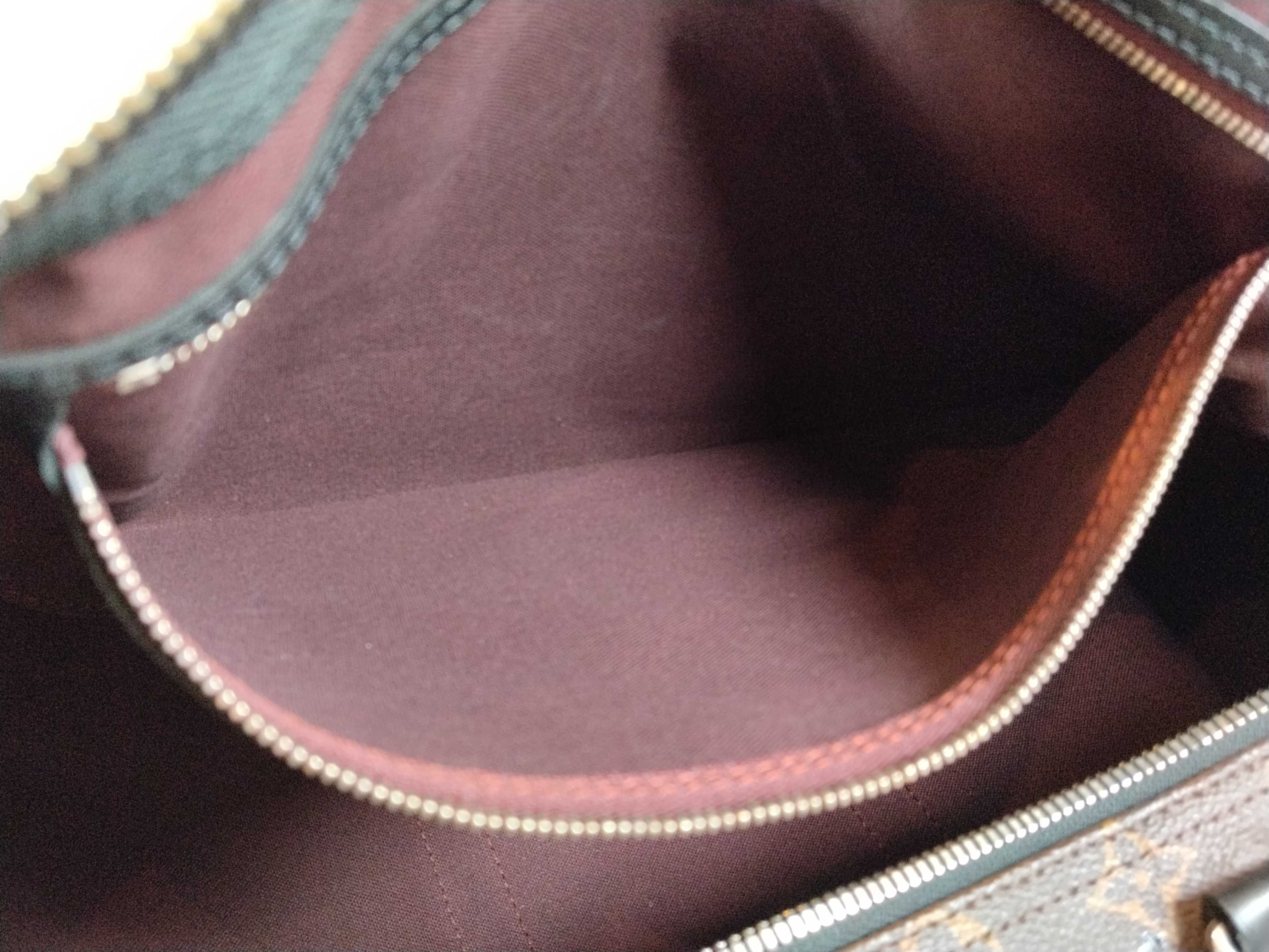 Monogram PH- Macassar Keepall Bandouliere Duffle Bag Monogram Brown Canvas Boston Bag — view 14