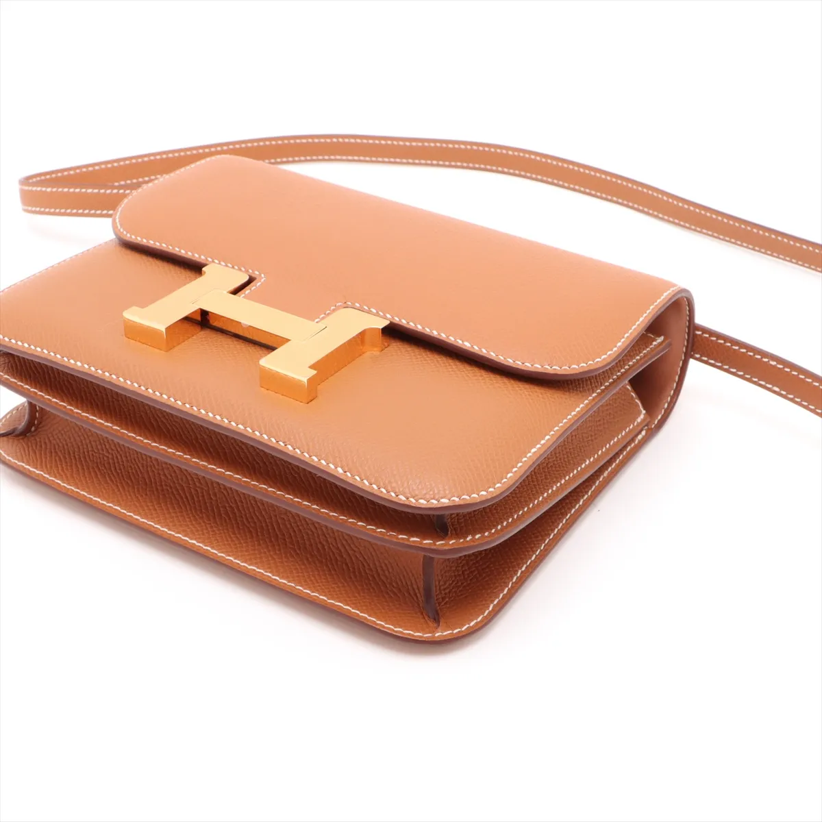 [Individually wrapped] Hermes Constance 3 Mini 18 Miroir Vaux Epson Gold hardware W:2024 With mirror — view 3