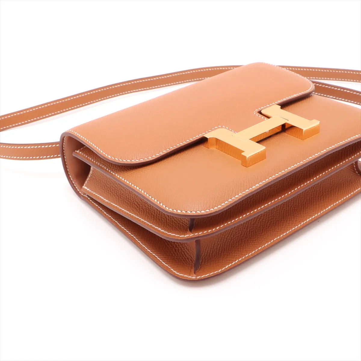 [Individually wrapped] Hermes Constance 3 Mini 18 Miroir Vaux Epson Gold hardware W:2024 With mirror — view 4