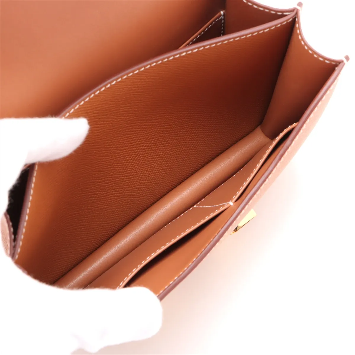 [Individually wrapped] Hermes Constance 3 Mini 18 Miroir Vaux Epson Gold hardware W:2024 With mirror — view 7
