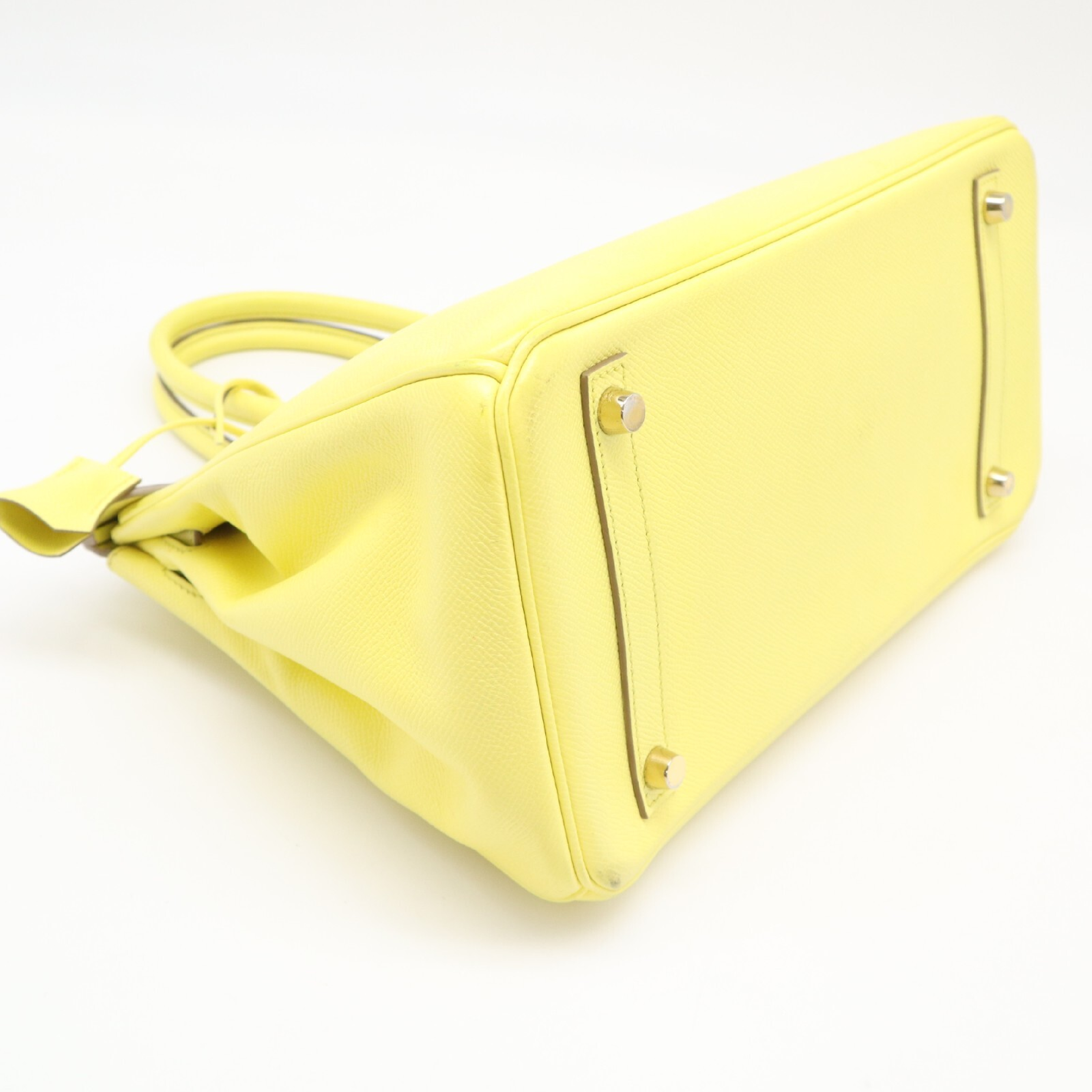 Veau Epsom Birkin 30 Soufflé Q Stamp Handbag — view 4