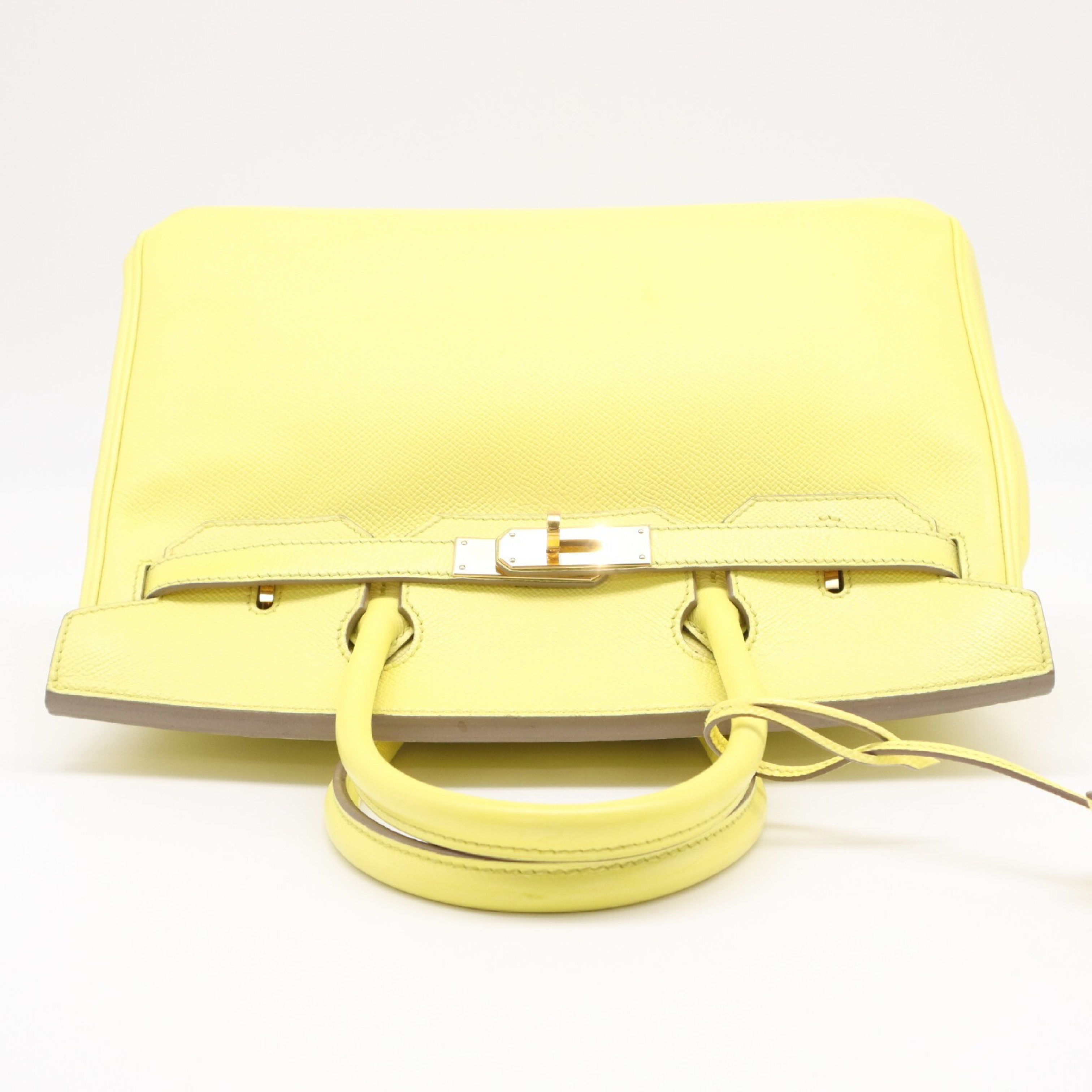Veau Epsom Birkin 30 Soufflé Q Stamp Handbag — view 8