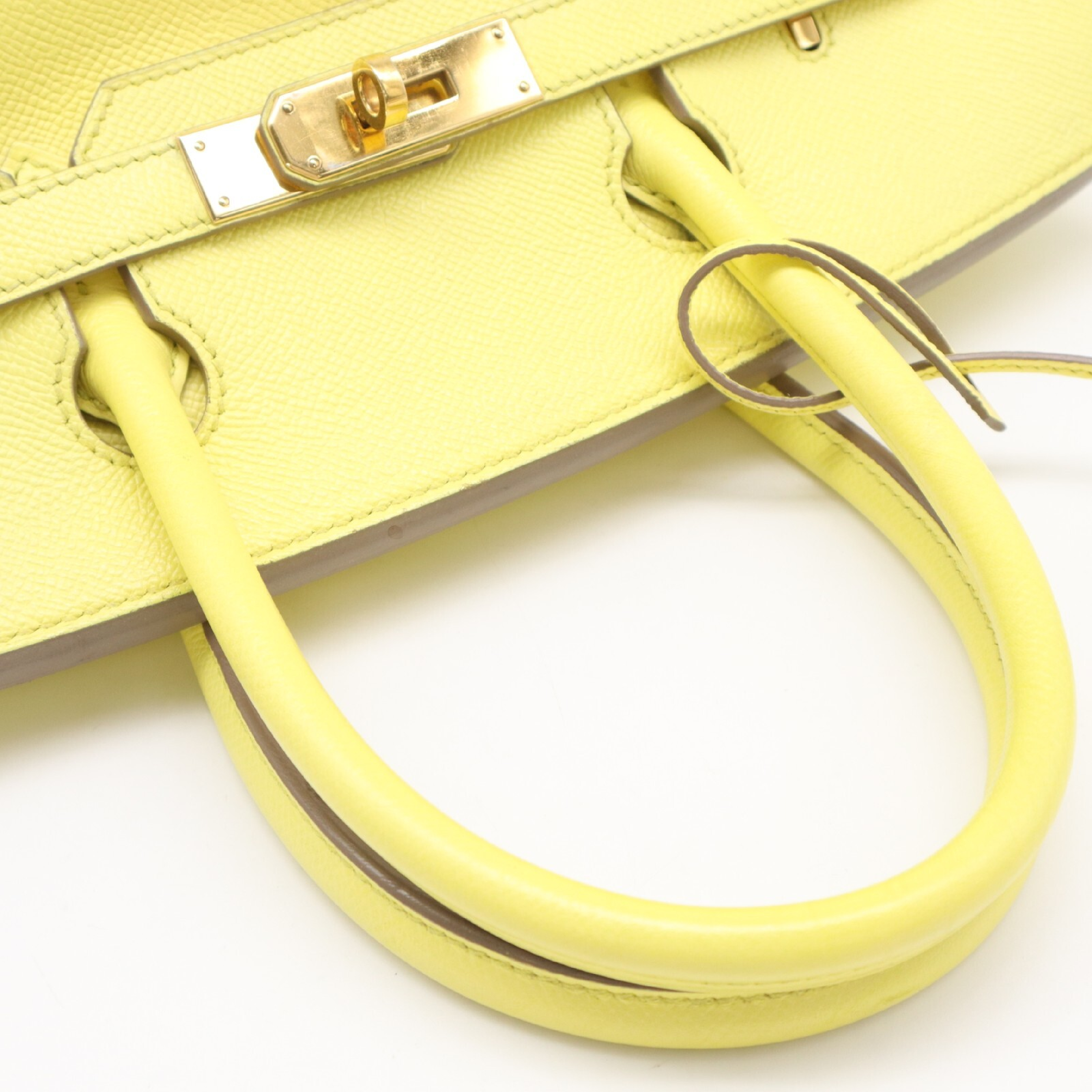 Veau Epsom Birkin 30 Soufflé Q Stamp Handbag — view 9