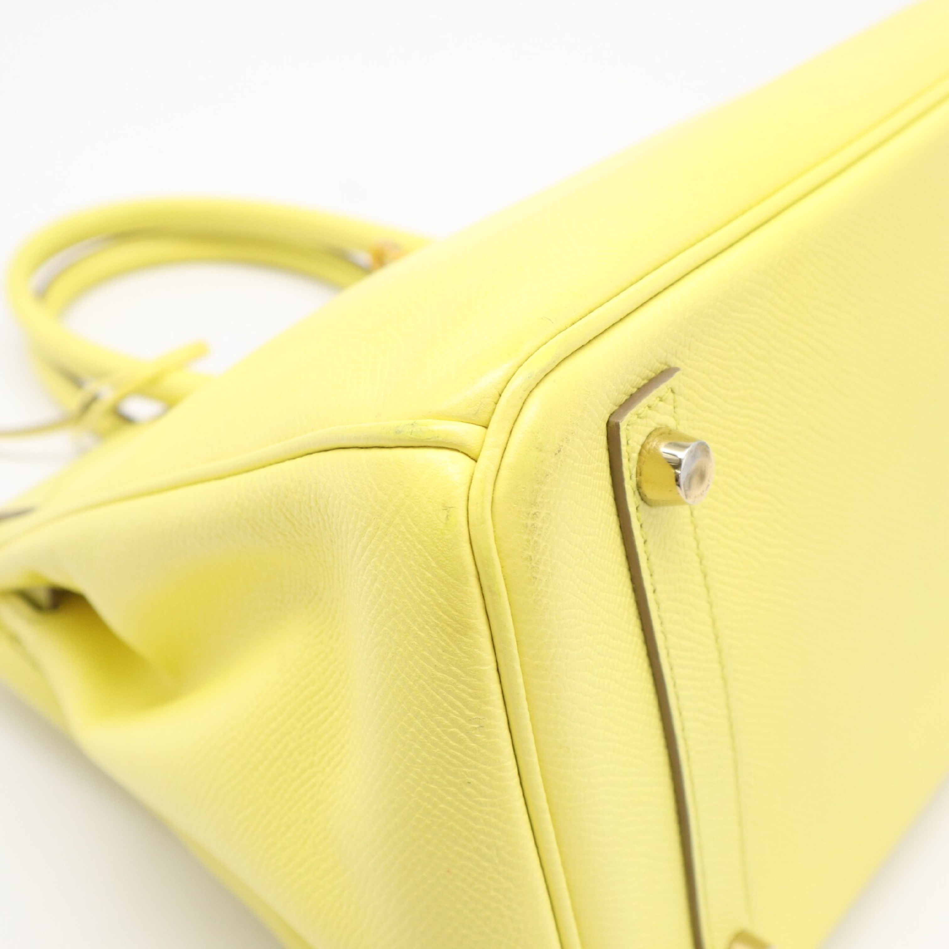 Veau Epsom Birkin 30 Soufflé Q Stamp Handbag — view 10