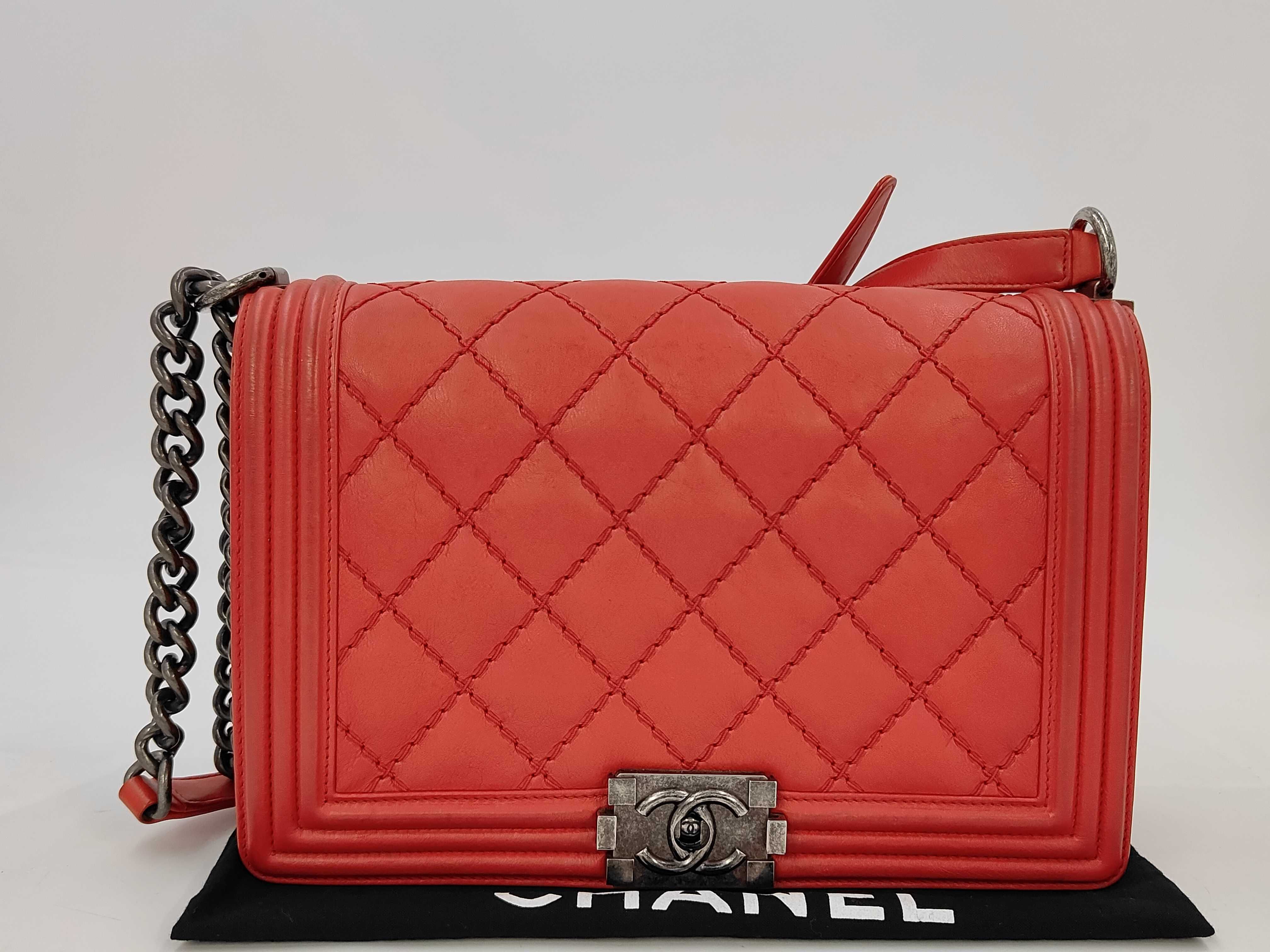 Boy Chanel Calfskin Chain Shoulder Bag