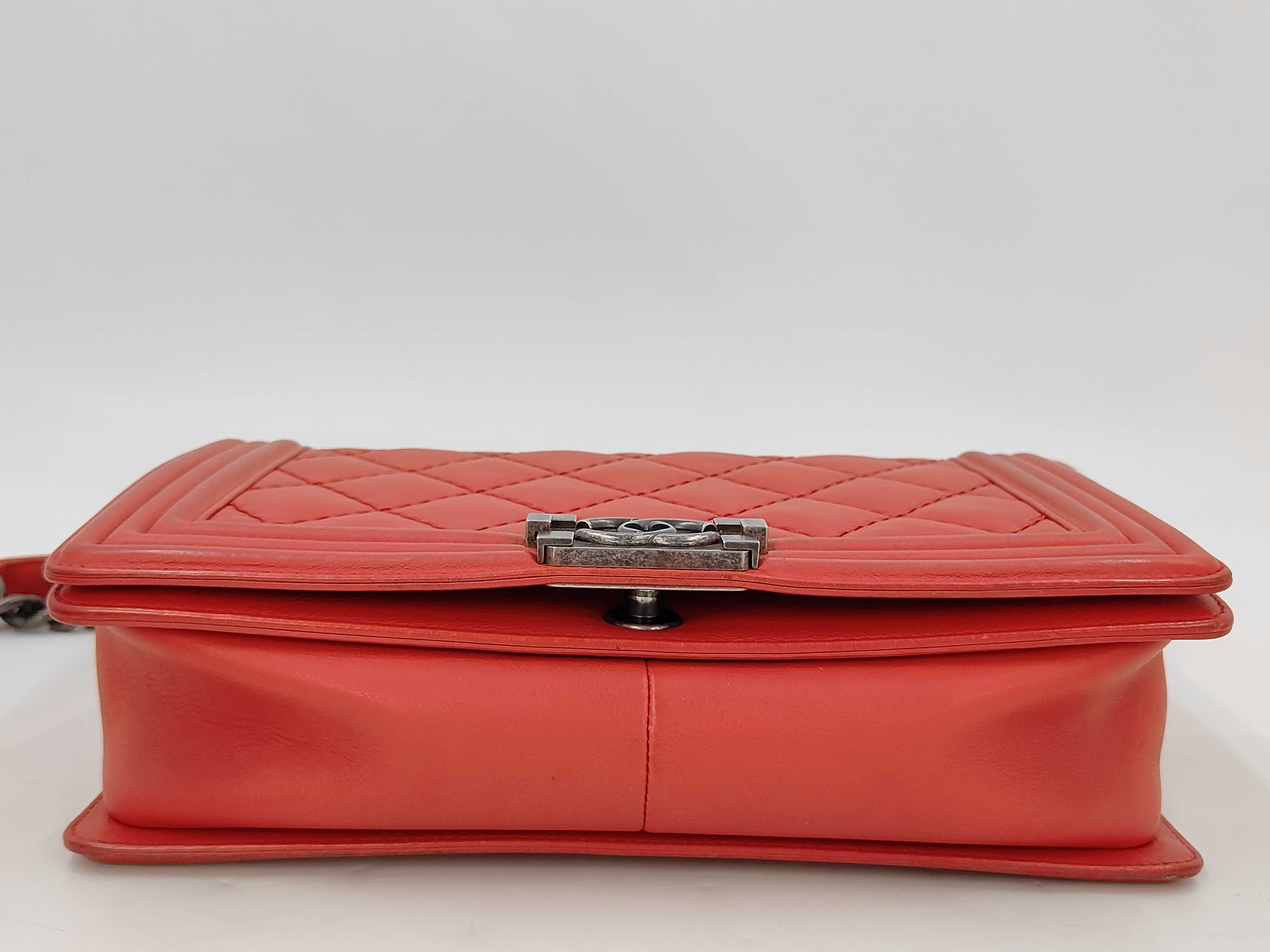 Boy Chanel Calfskin Chain Shoulder Bag — view 4