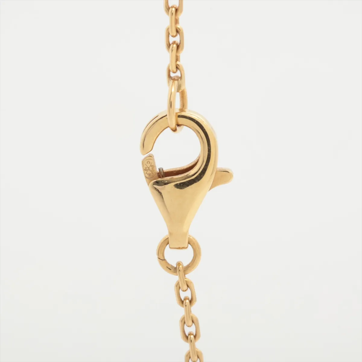 Camellia Diamond Necklace 750 (Yellow Gold) 9.8g Z34328 — view 3