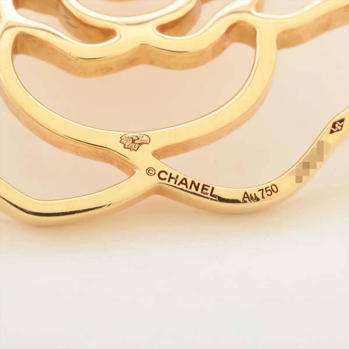 Camellia Diamond Necklace 750 (Yellow Gold) 9.8g Z34328 — view 4