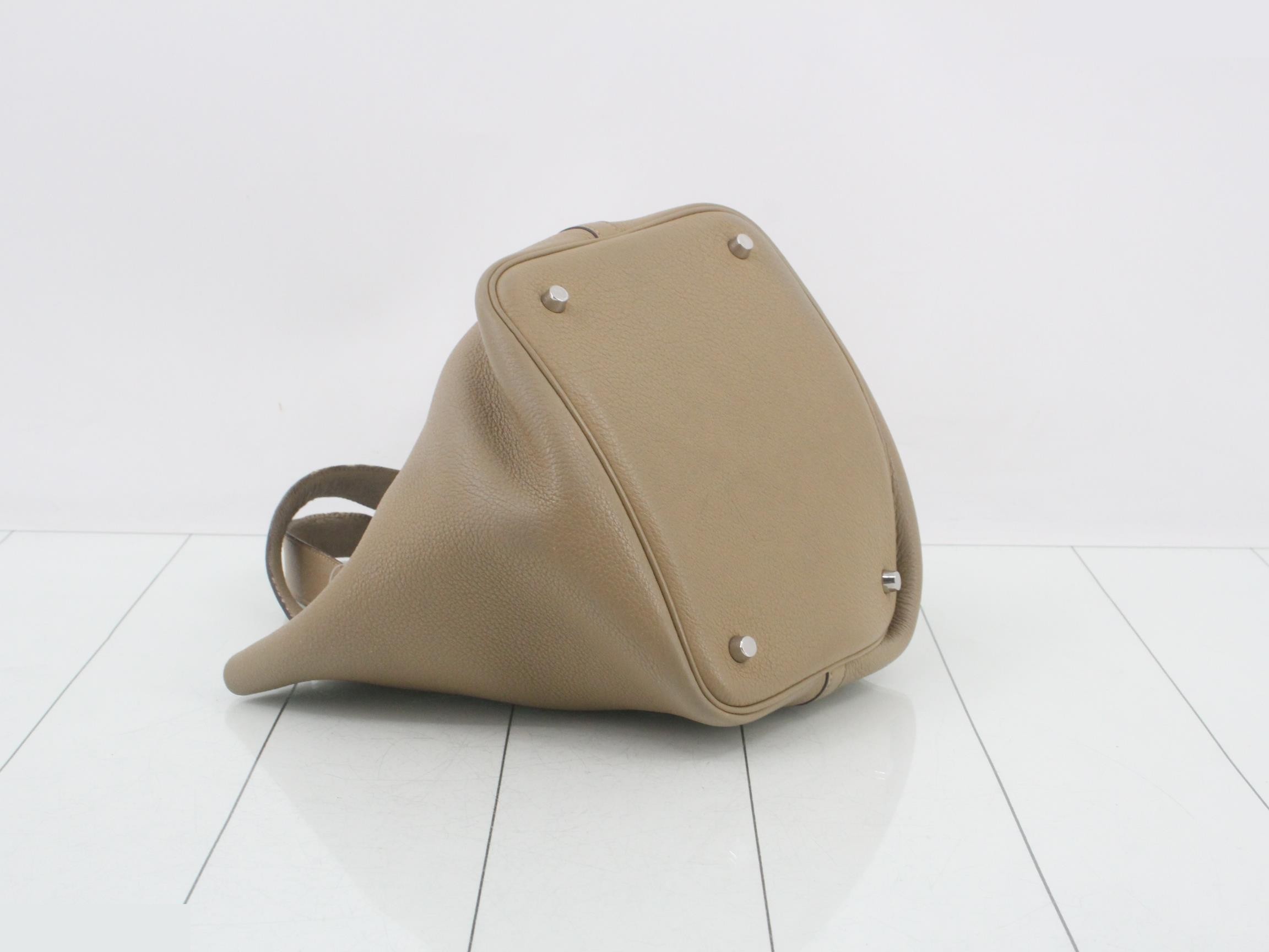Picotin, K stamp, Etoupe, Silver hardware — view 5