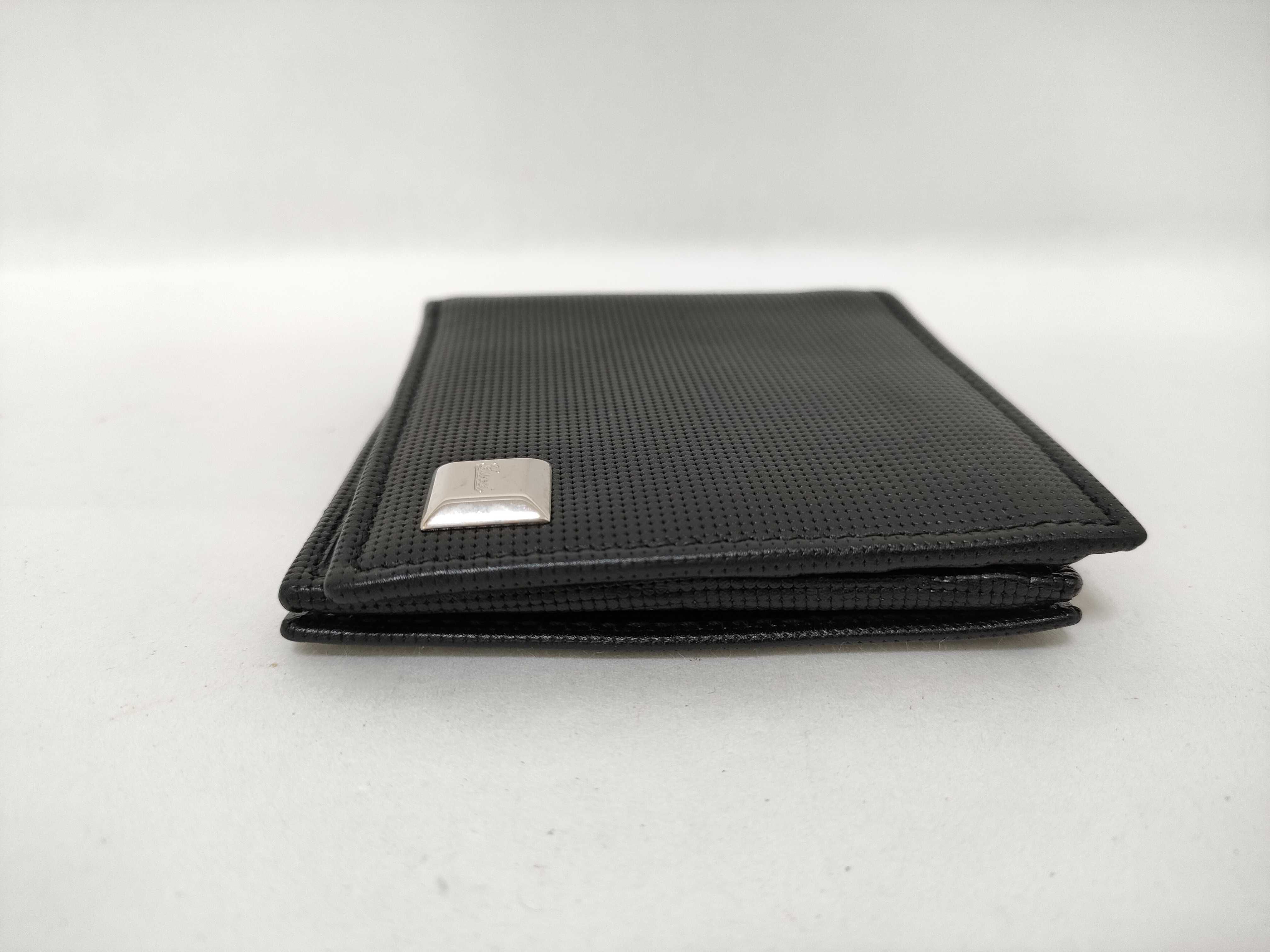 Leather Black Bi-fold Wallet — view 3