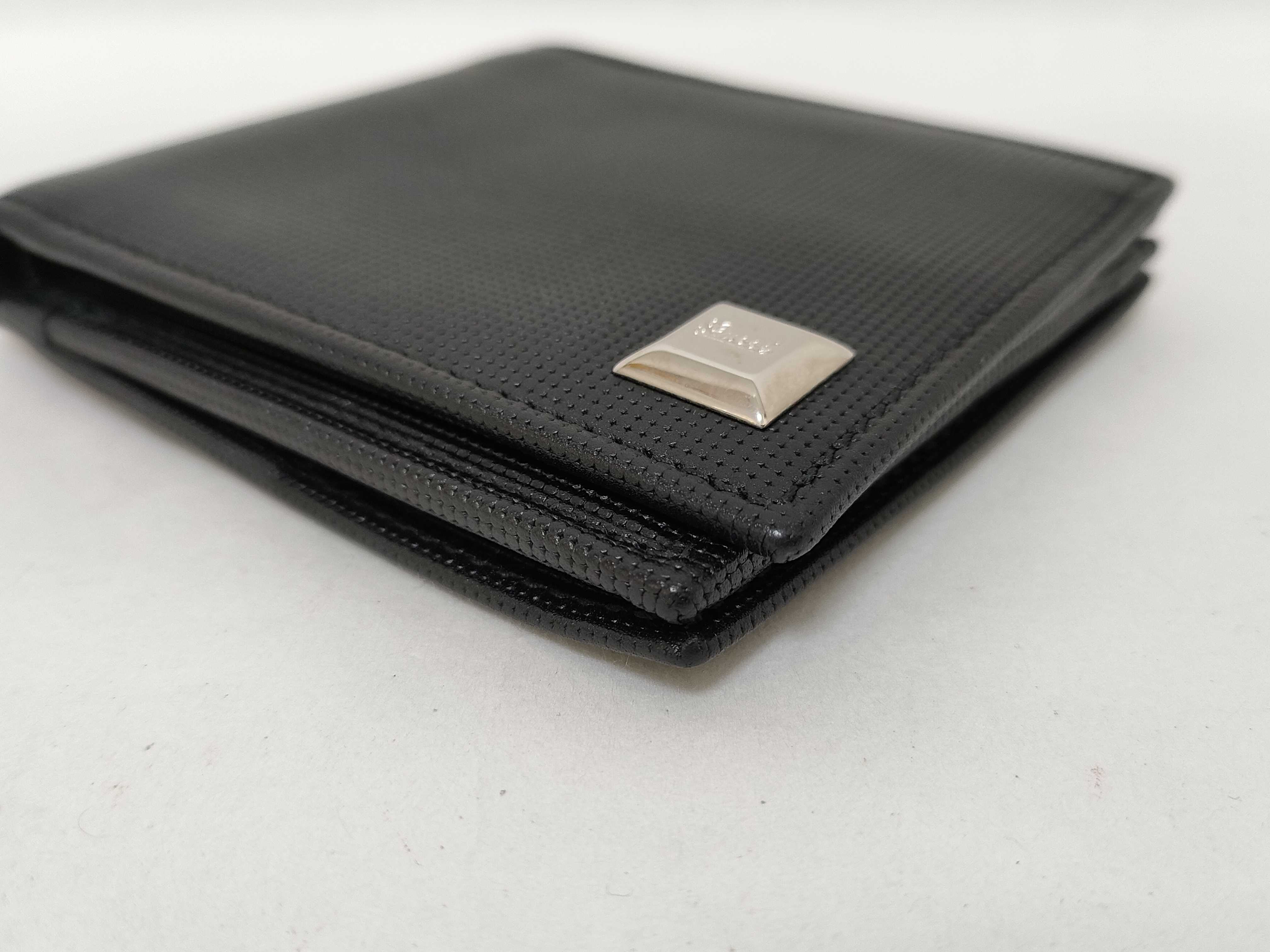 Leather Black Bi-fold Wallet — view 4