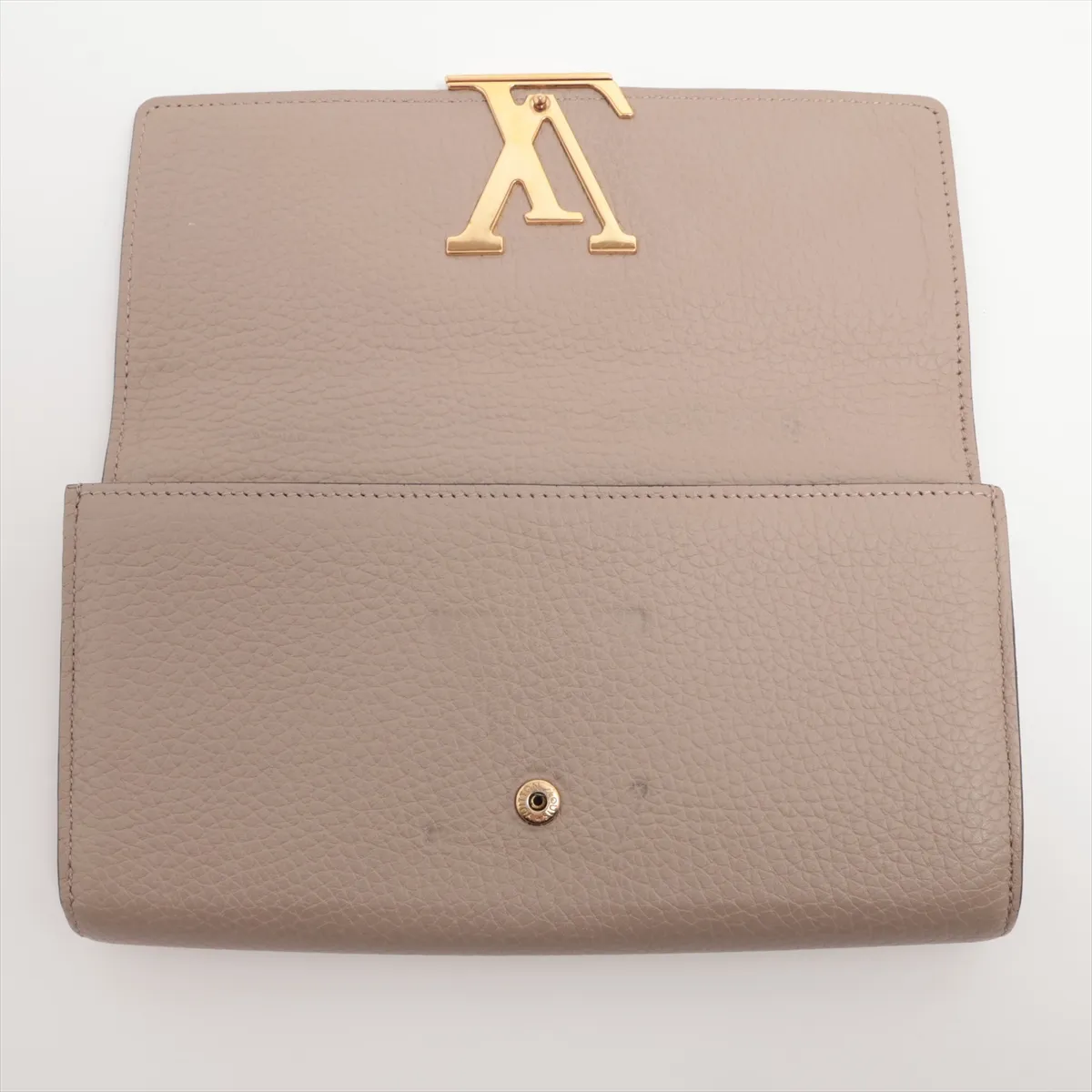 Taurillon Portefeuille Capucines M61249 Galle Long Wallet RFID Reactive — view 3