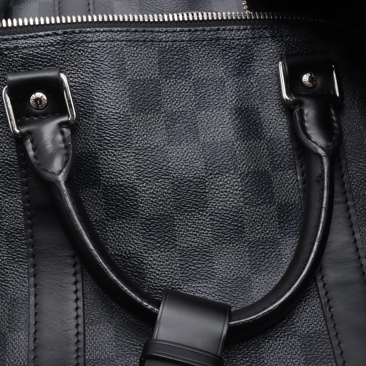 Damier Graphite Keepall Bandouliere 55 N41413 MB4098 Black — view 12