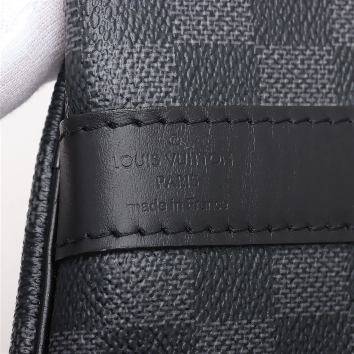 Damier Graphite Keepall Bandouliere 55 N41413 MB4098 Black — view 9