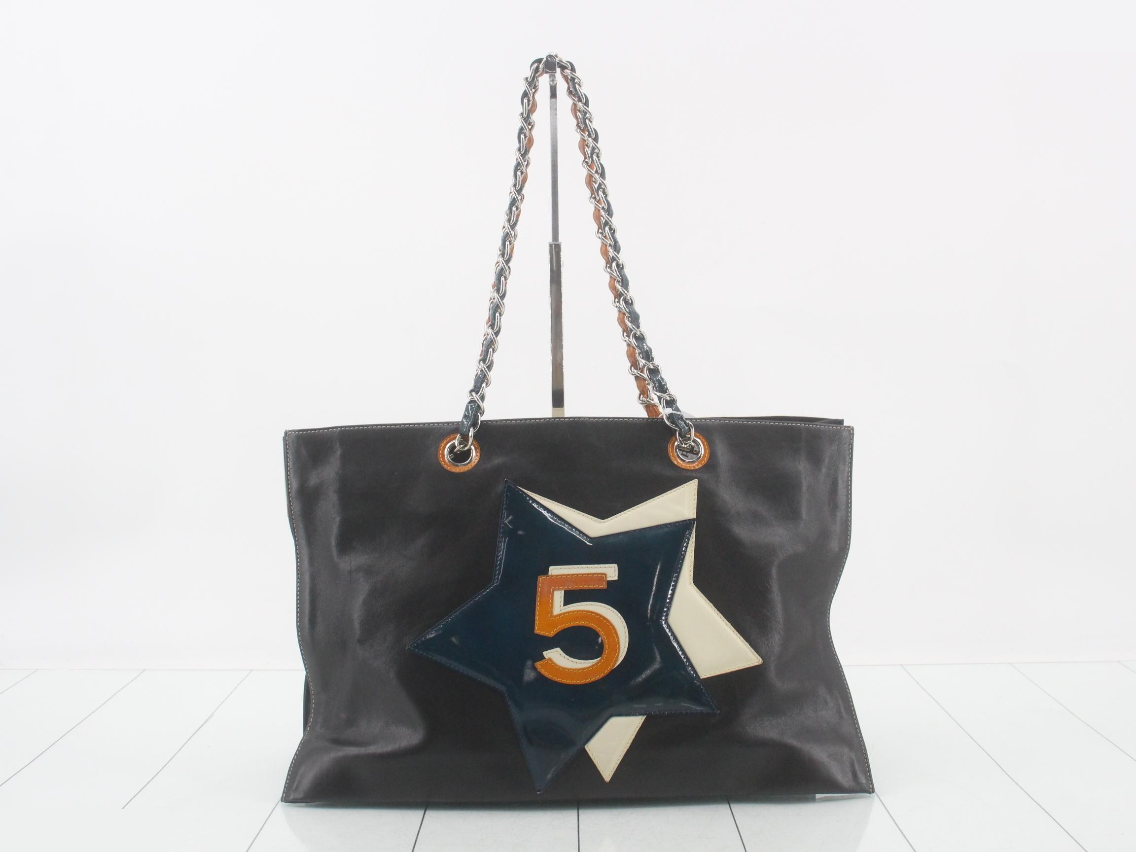 Icon No. 5 Chain Tote Bag — view 2