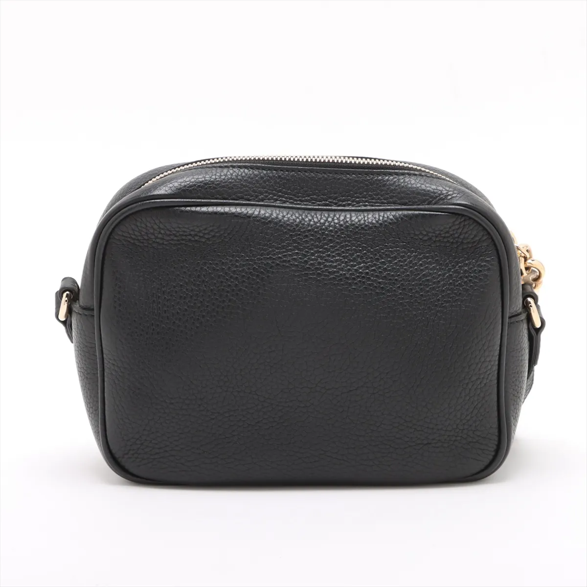 Soho Leather Shoulder Bag Black 308364 — view 2