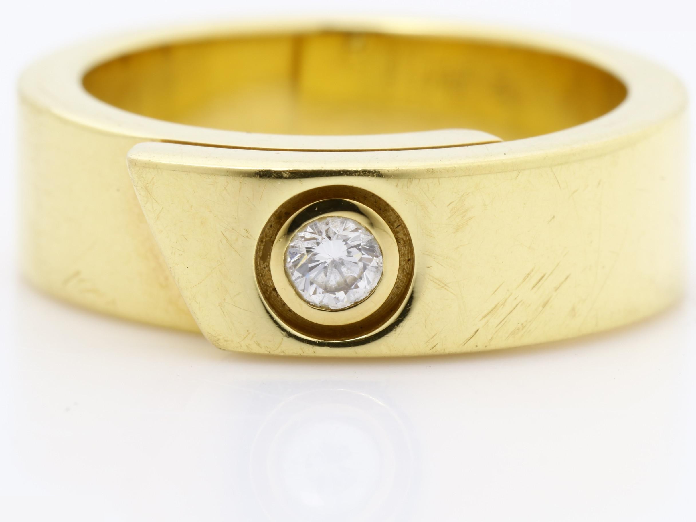 Other lines: Precious metals/rings, Anniversary ring, 750YG, diamond — view 2