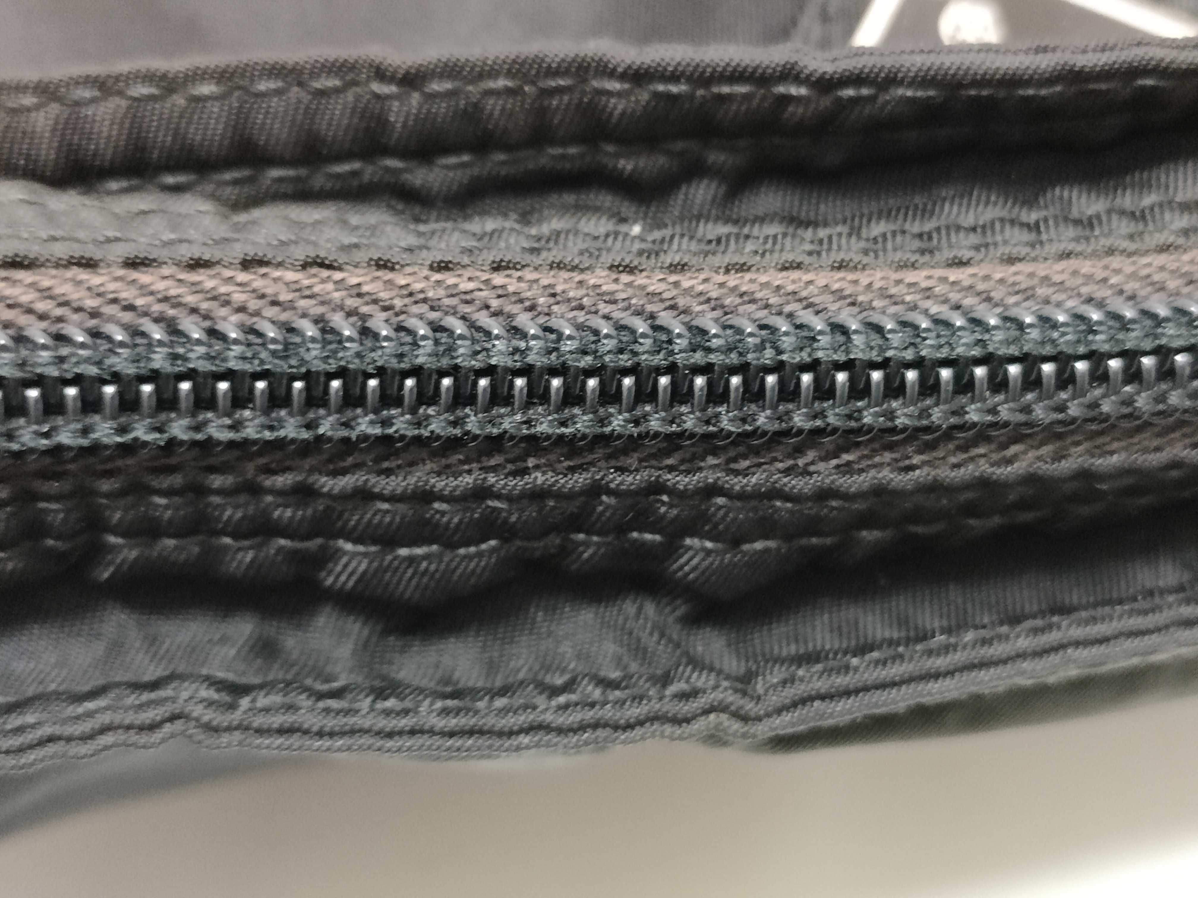 Nylon Tessuto Shoulder Bag, Black — view 6