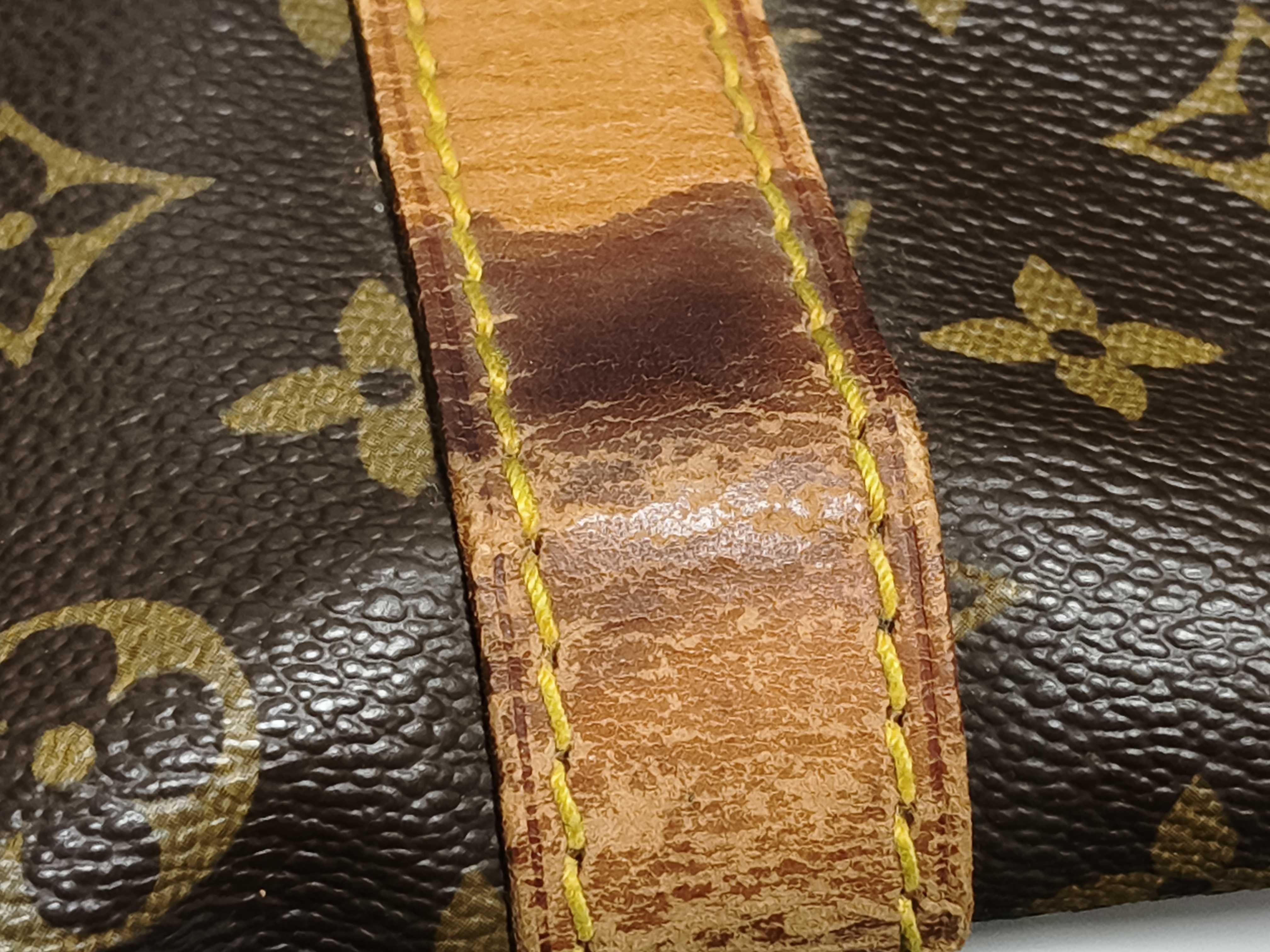 Monogram Keepall 60 M41422 MI881 Brown Boston Bag — view 14