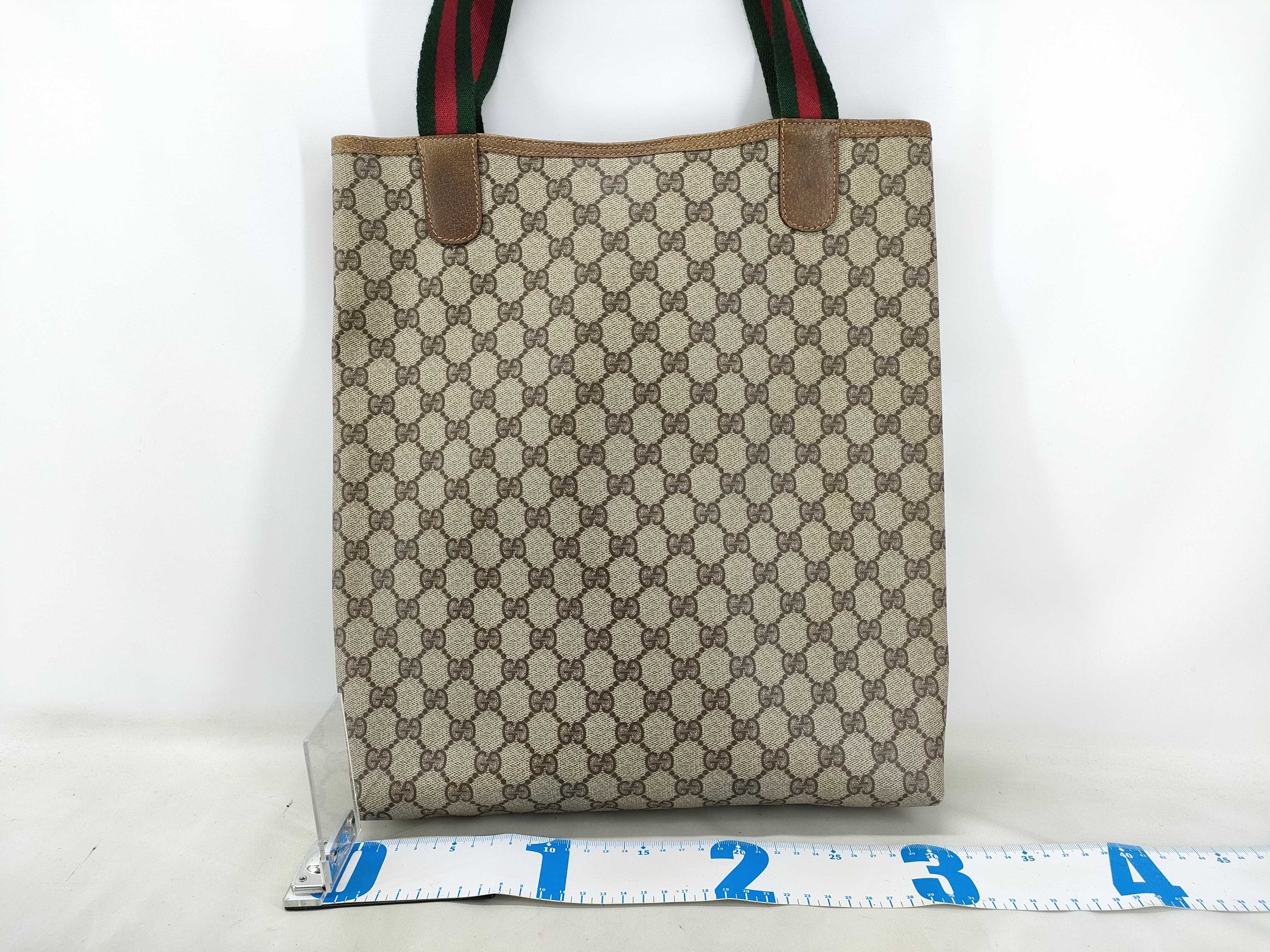GG Supreme Gucci 40.02.003 Old Vintage Sherry Line Tote Bag — view 2