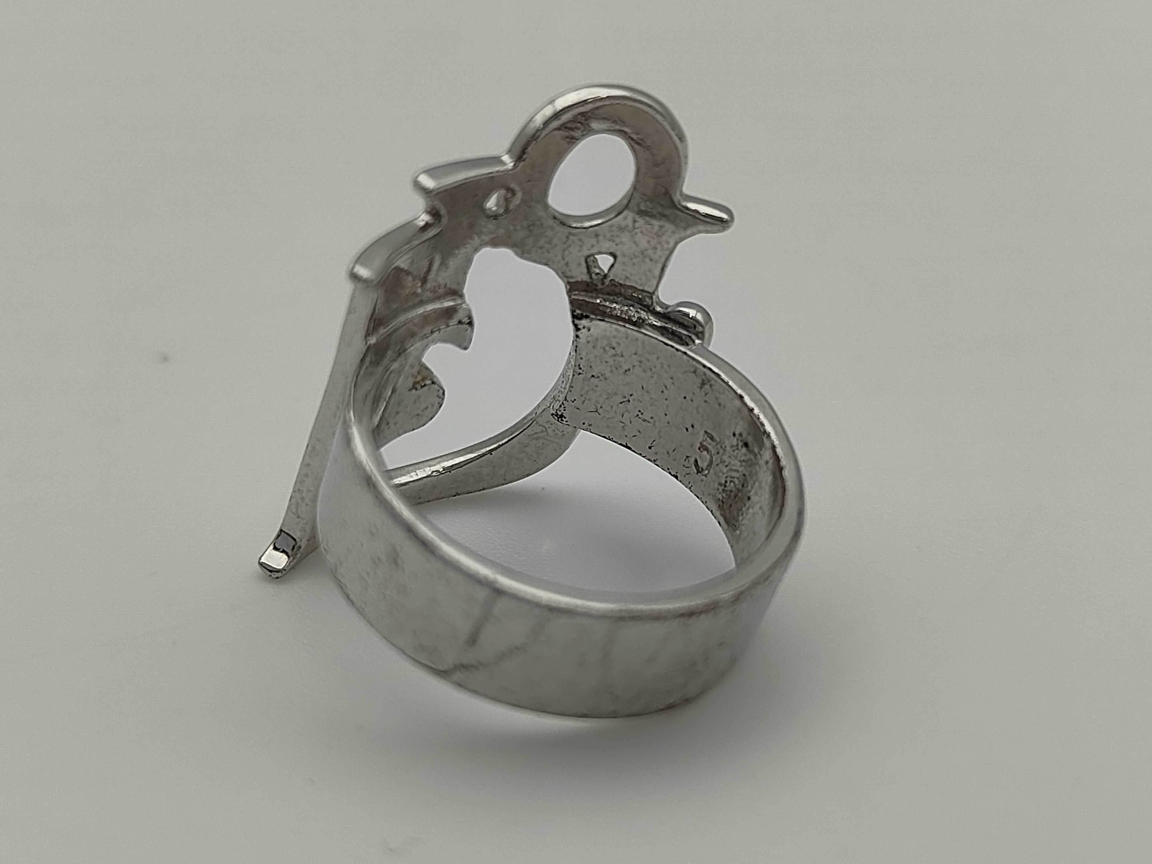 Pro logo ring, silver ring — view 5