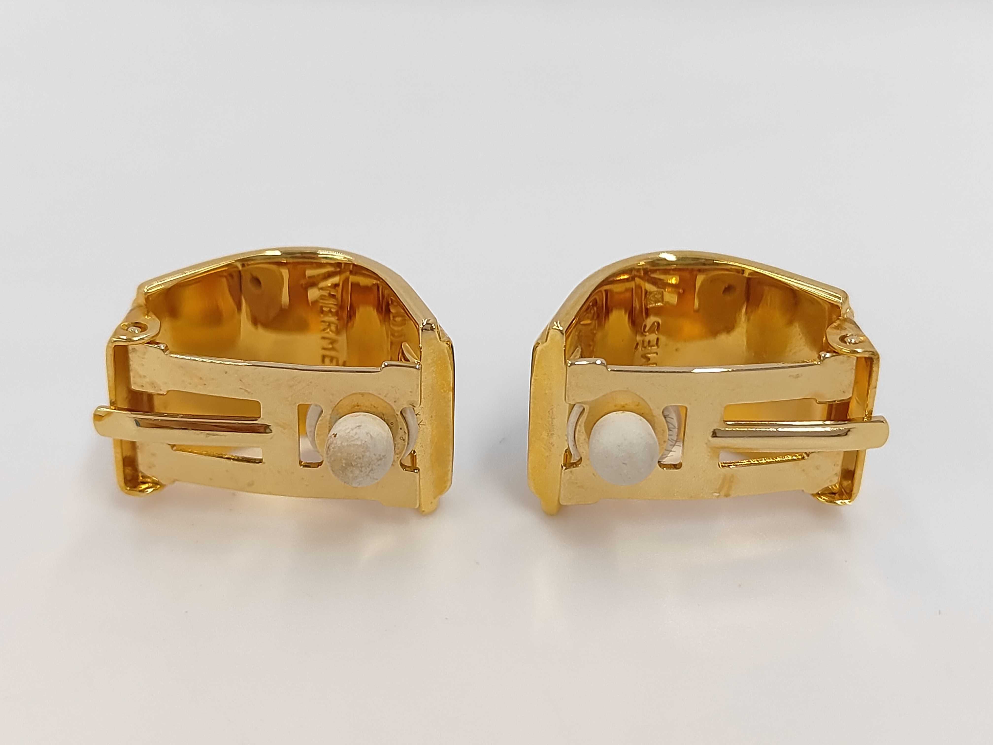 enamel earrings — view 2