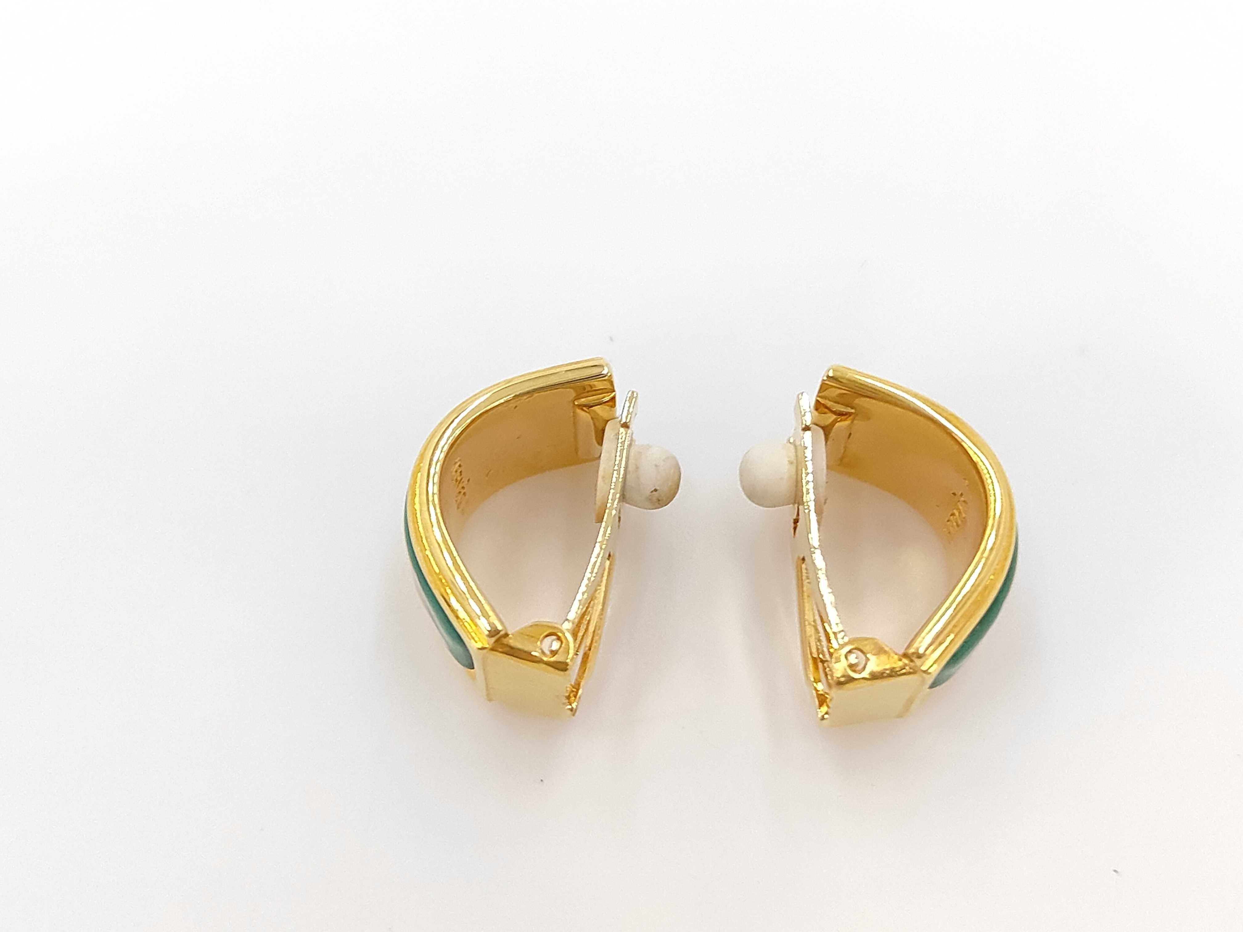 enamel earrings — view 3