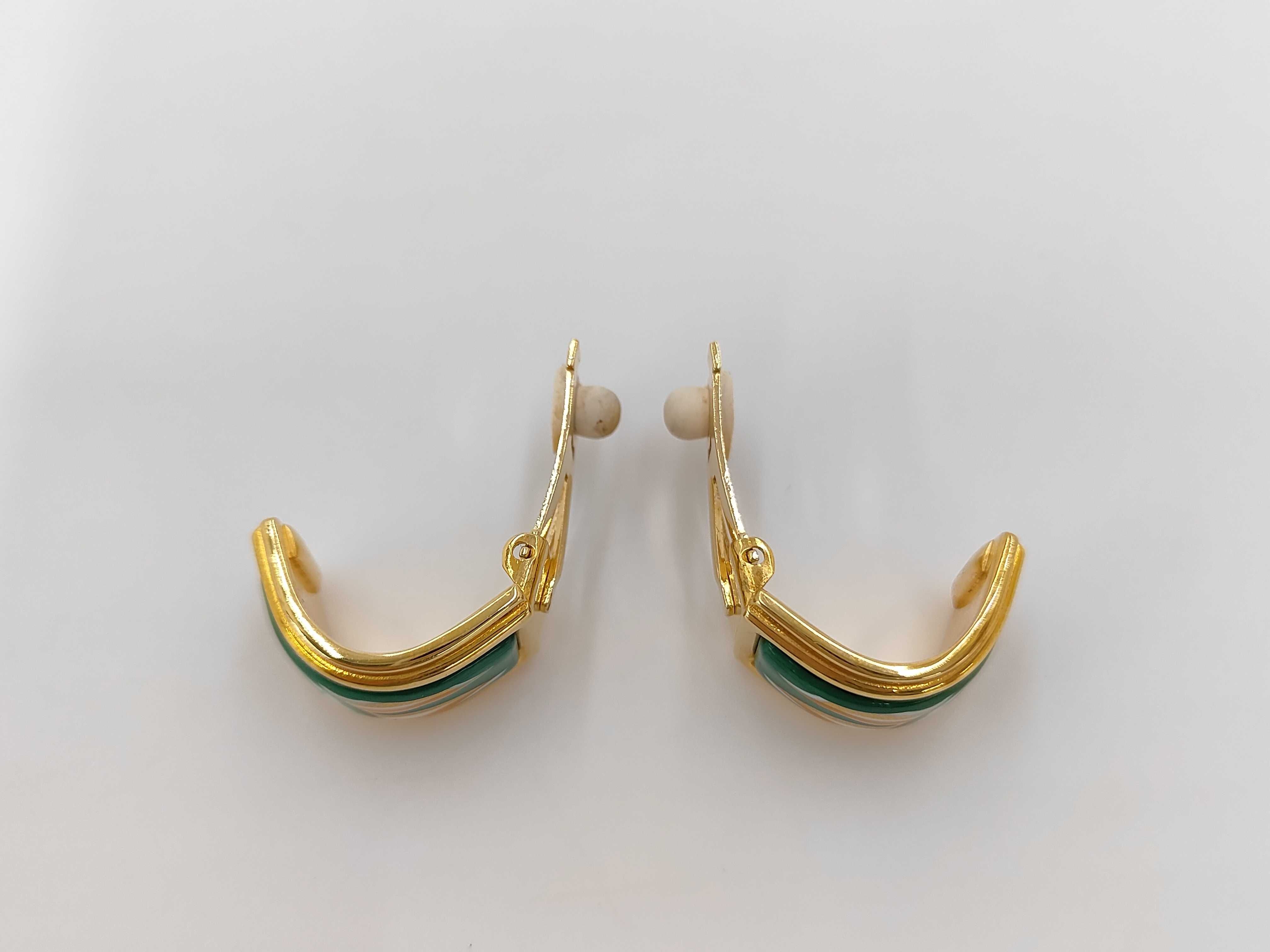 enamel earrings — view 4