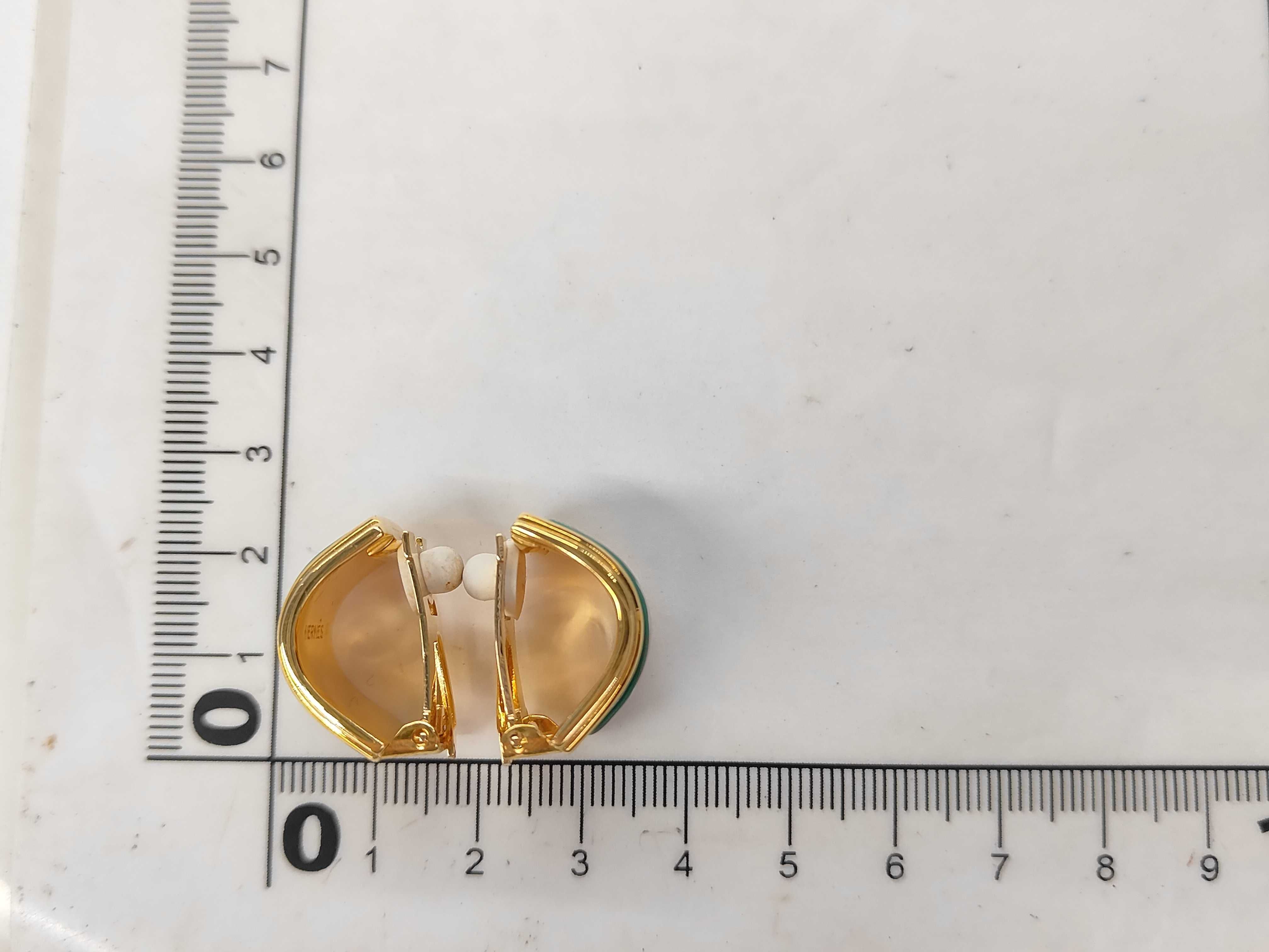 enamel earrings — view 6