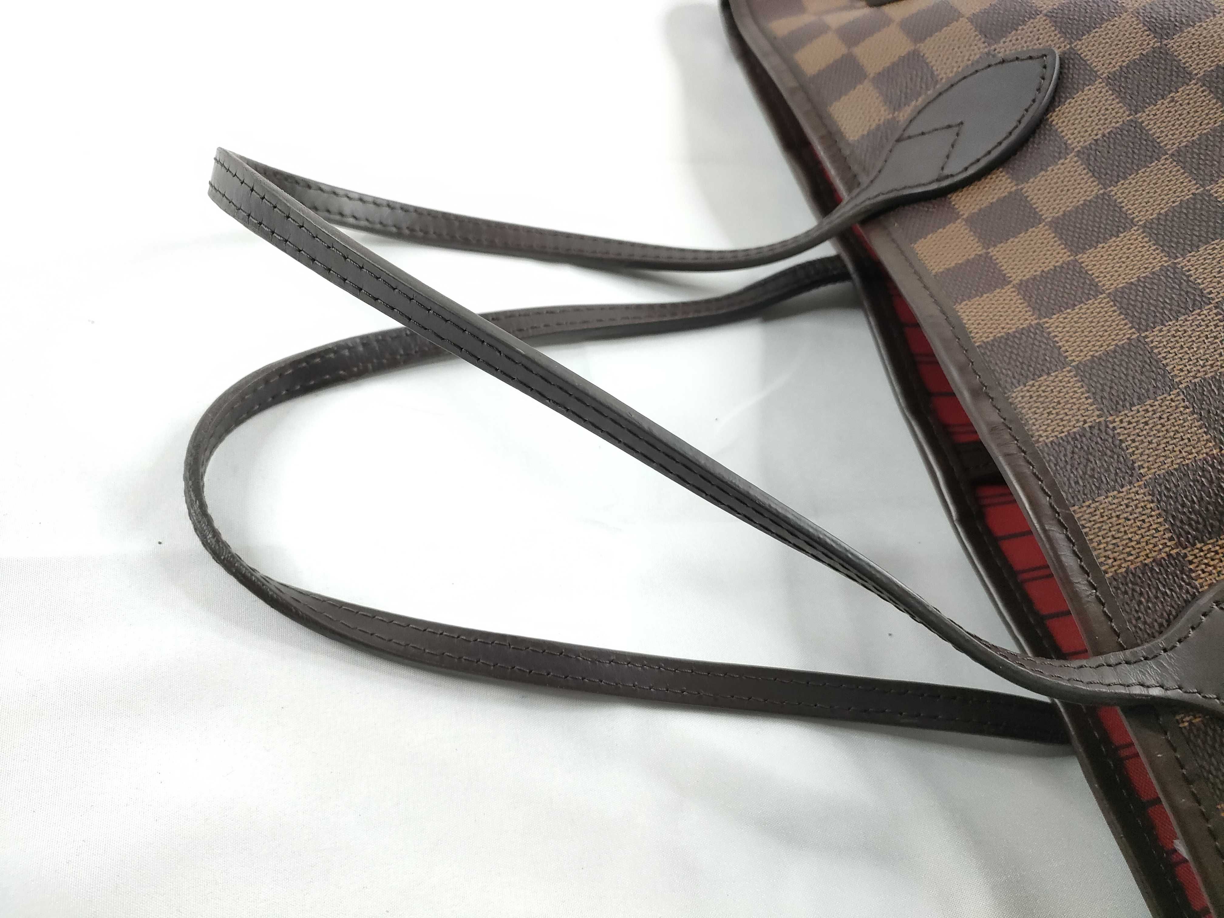 Damier Neverfull MM N41358 Tote Bag (Bottom torn) — view 6