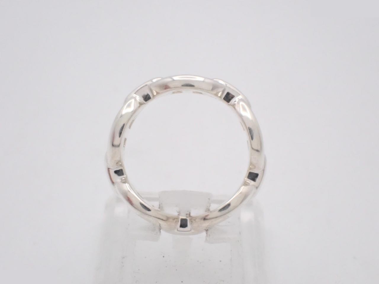 Ag925/5.4g Chaine d'Ancre Enchainée Ring, Stamped 53 — view 3