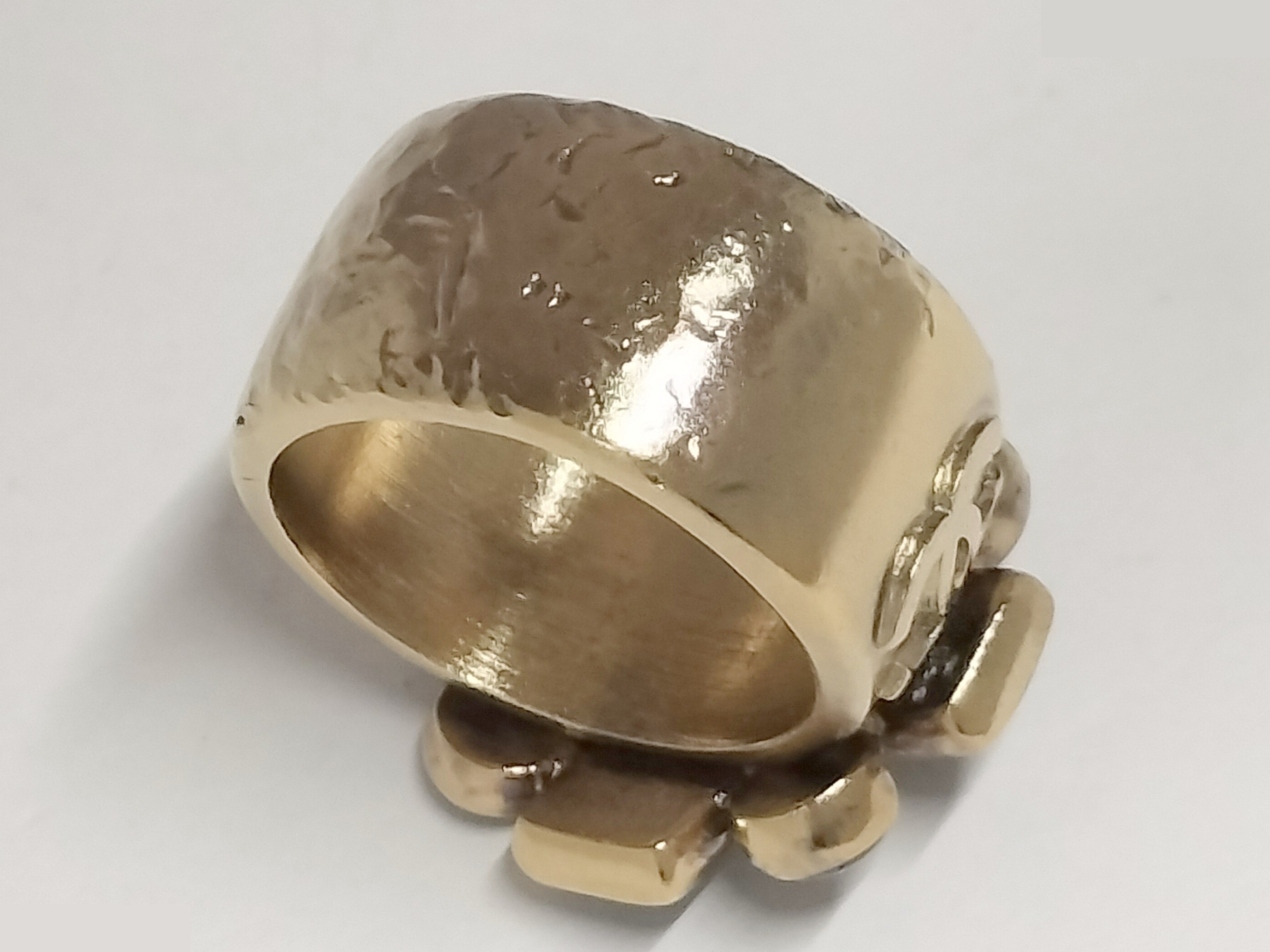 Coco Black Gold Ring, Size #12 — view 6