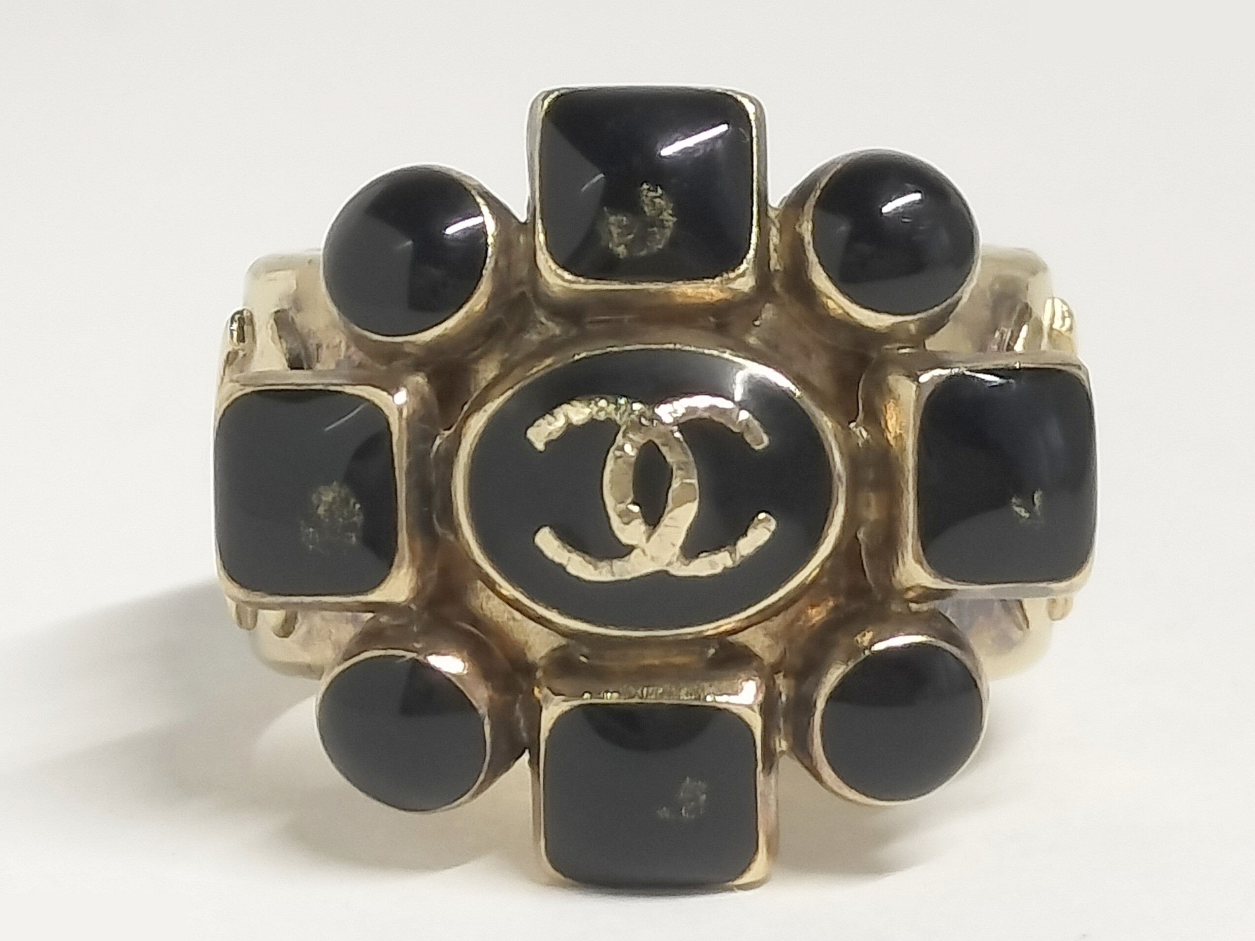Coco Black Gold Ring, Size #12 — view 8