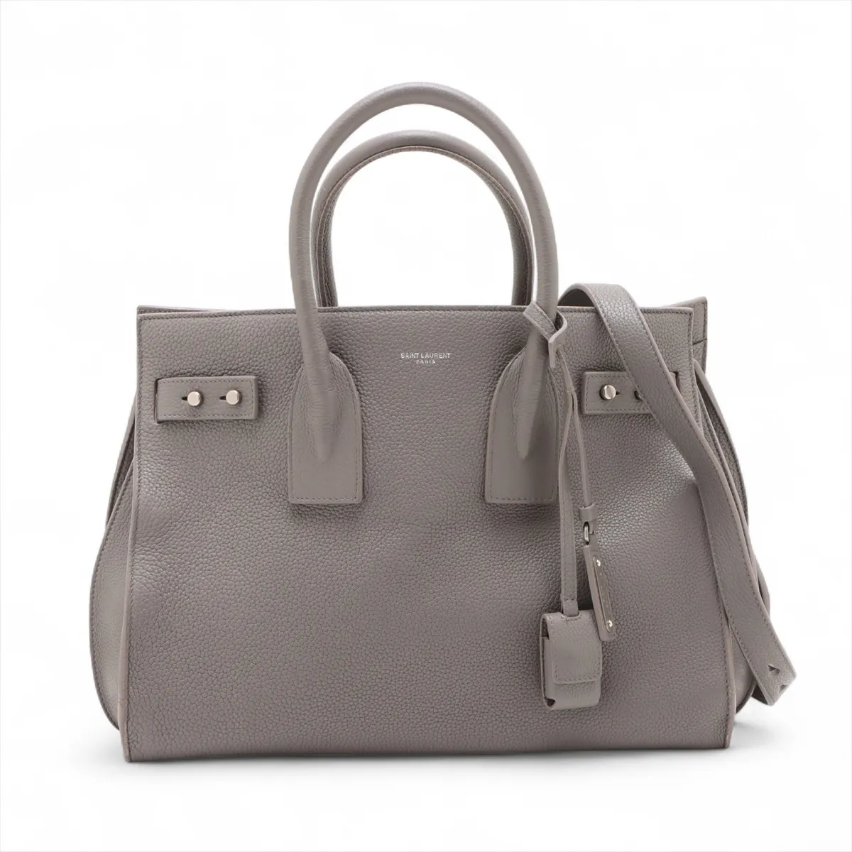 Sac de Jour Souple Leather 2-Way Handbag, Gray, 464960