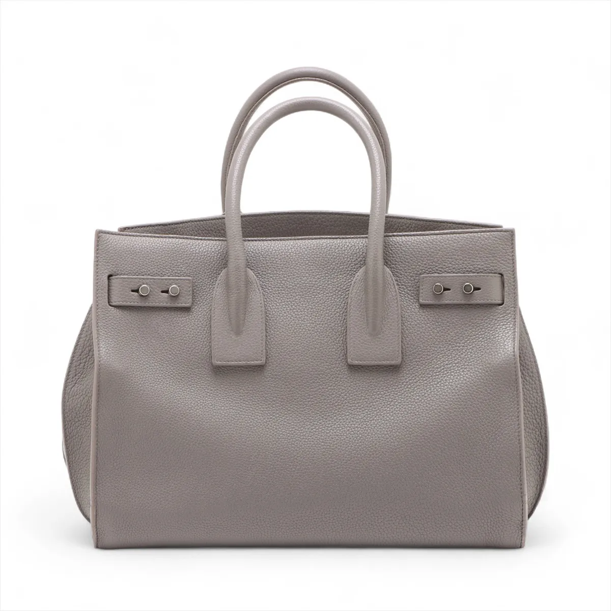 Sac de Jour Souple Leather 2-Way Handbag, Gray, 464960 — view 2