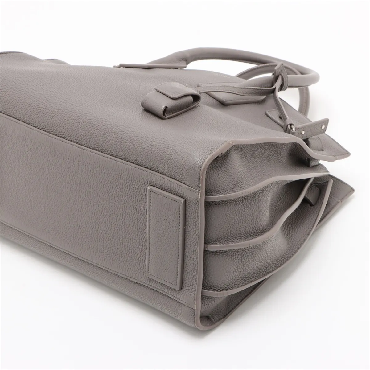 Sac de Jour Souple Leather 2-Way Handbag, Gray, 464960 — view 3